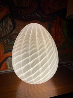 Extra große Lampe aus mundgeblasenem Murano-Glas mit Wirbel-Ei