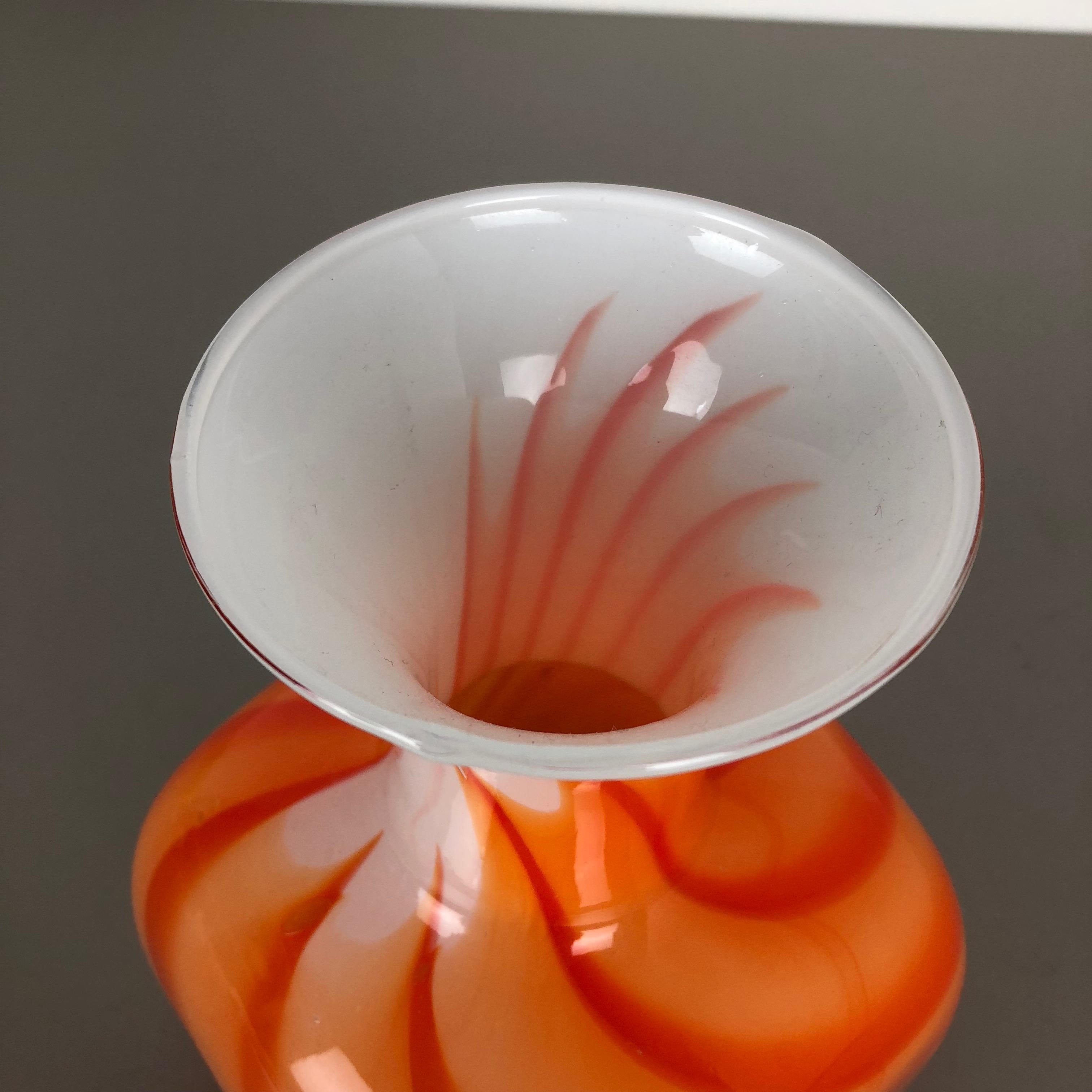 Große große Vintage-Opalvase aus Florenz im Pop-Art-Stil, 1970er Jahre, Italien (Glas) im Angebot