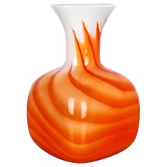 Extra Large Retro Pop Art Opaline Florence Vase Design, 1970s, Italy