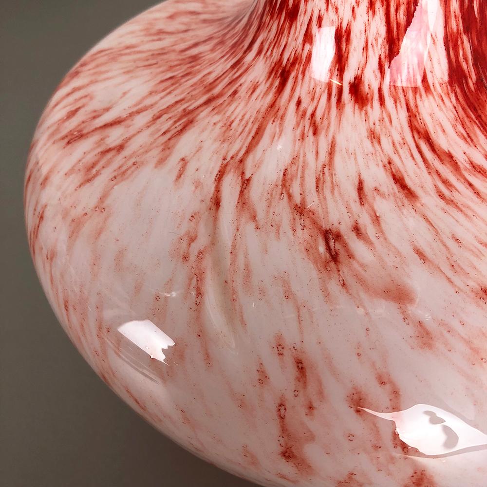 Extragroße Vintage Pop-Art Opal-Vase aus Florenz, Design, Italien im Angebot 3