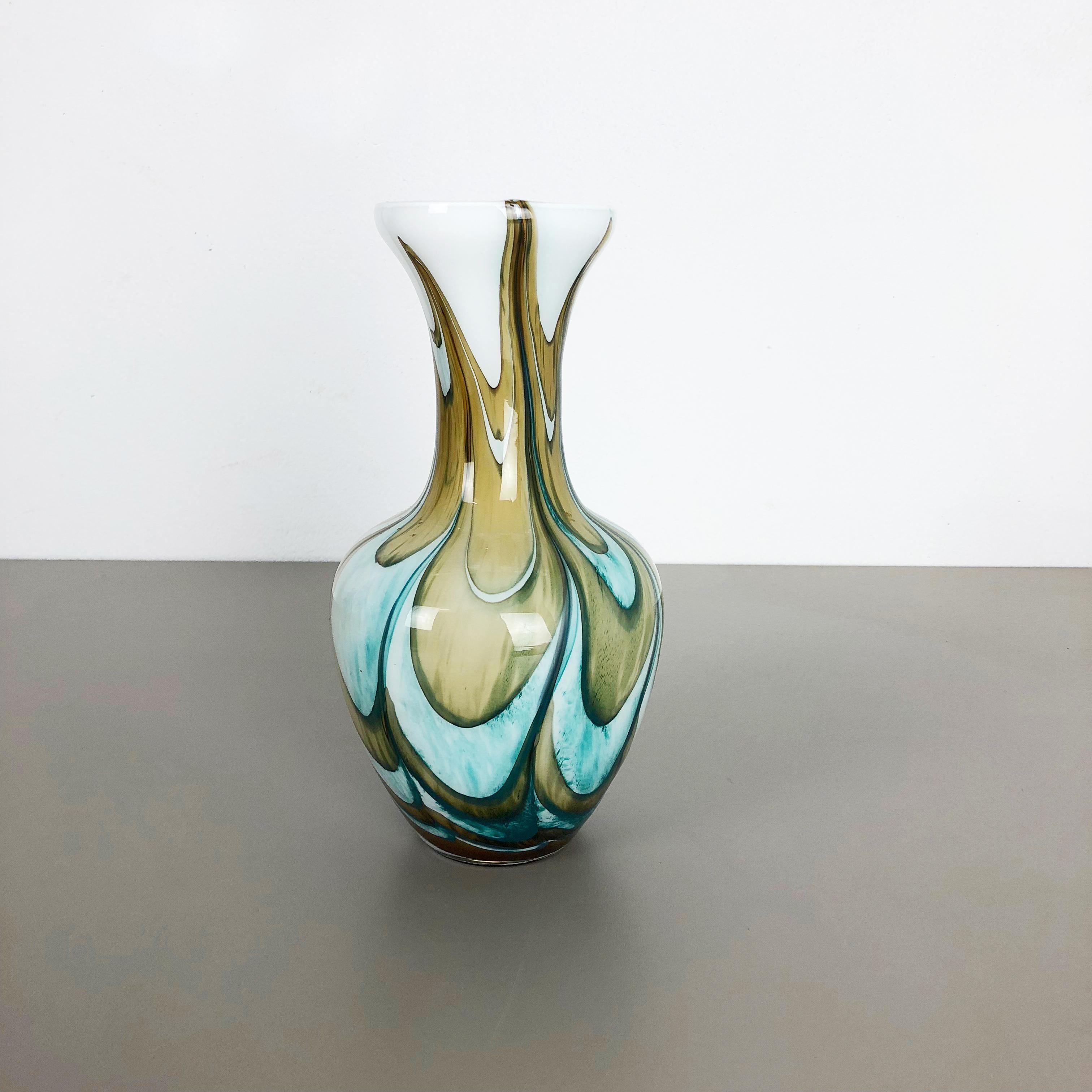 Article:

Pop Art vase


Producer:

Opaline Florence



Decade:

1970s


Description:

Original vintage 1970s Pop Art handblown vase made in italy by Opaline Florence. made of high quality italian opal glass.
Lovely 1970s Pop Art coloration in