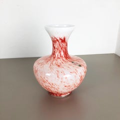 Extra Large Vintage Pop Art Opaline Florence Vase Design, Italy