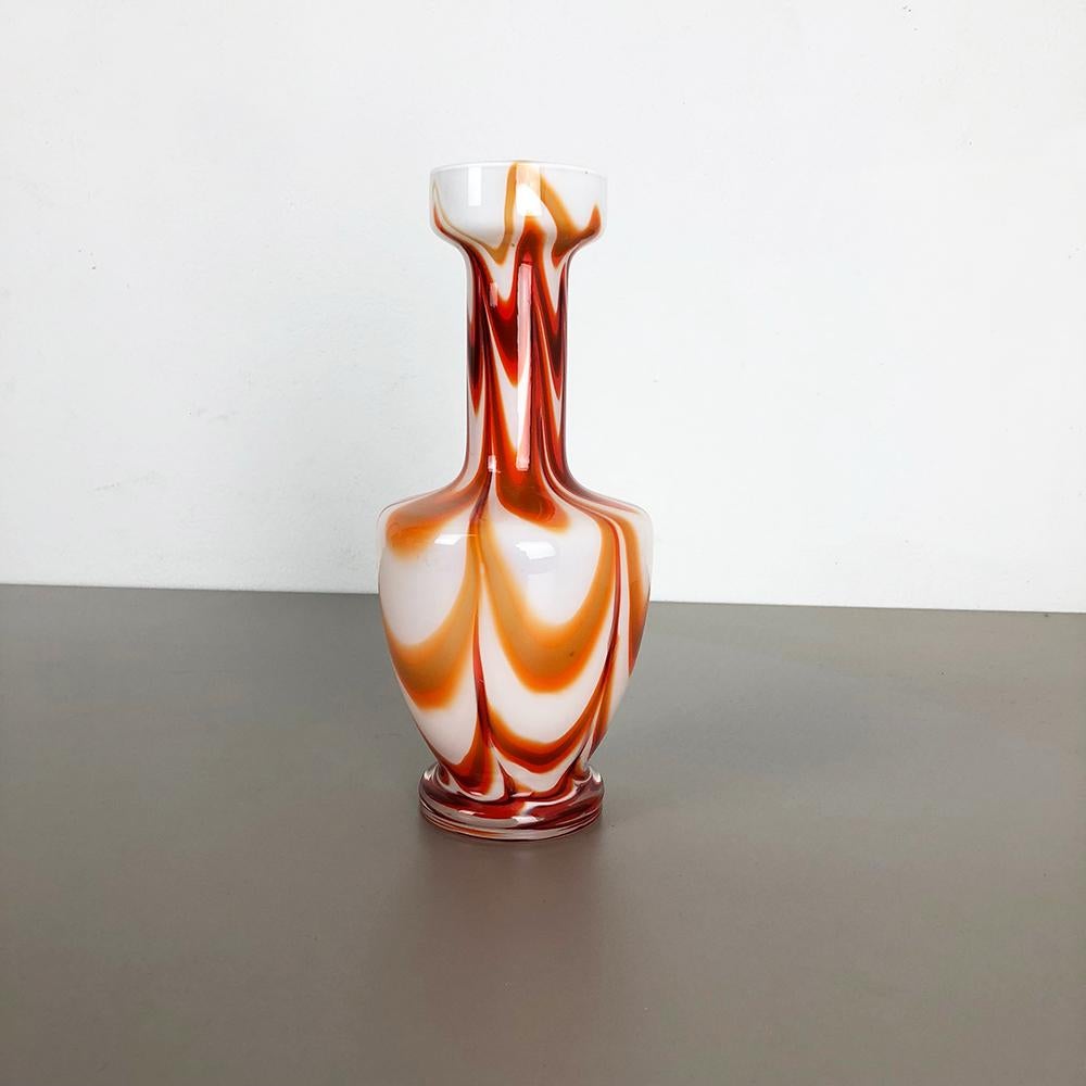 Extragroße Vintage Pop-Art Opal-Vase aus Florenz, Design, Italien (Moderne der Mitte des Jahrhunderts) im Angebot