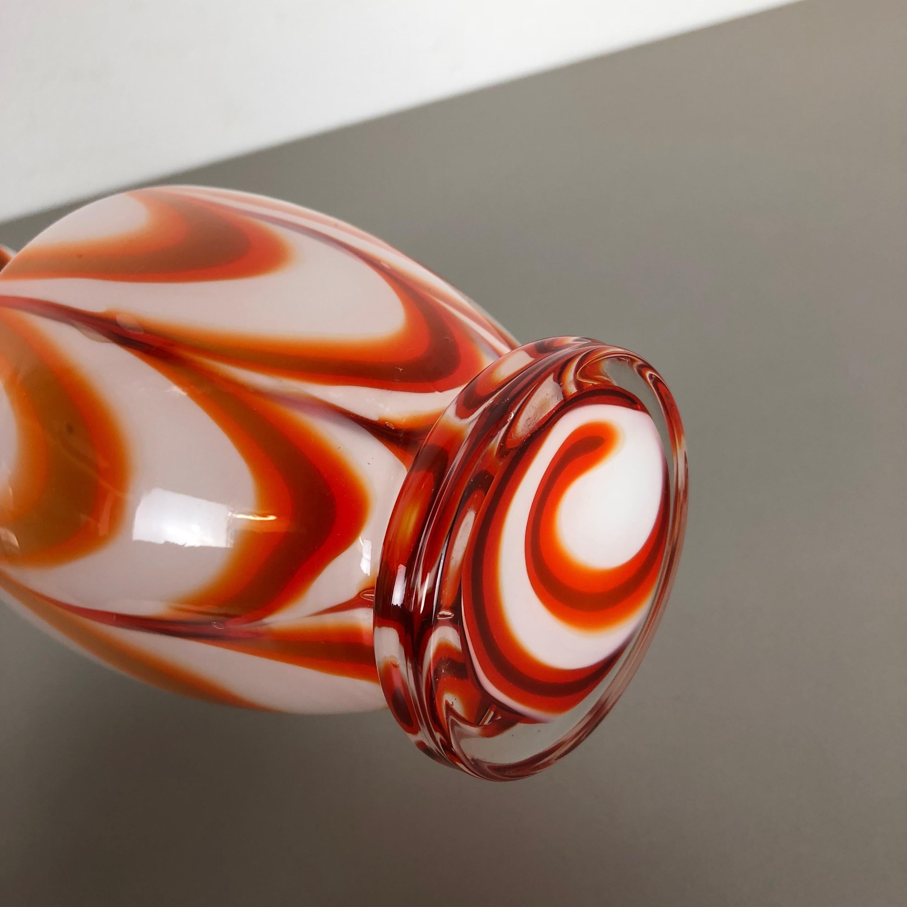 Extragroße Vintage Pop-Art Opal-Vase aus Florenz, Design, Italien (20. Jahrhundert) im Angebot