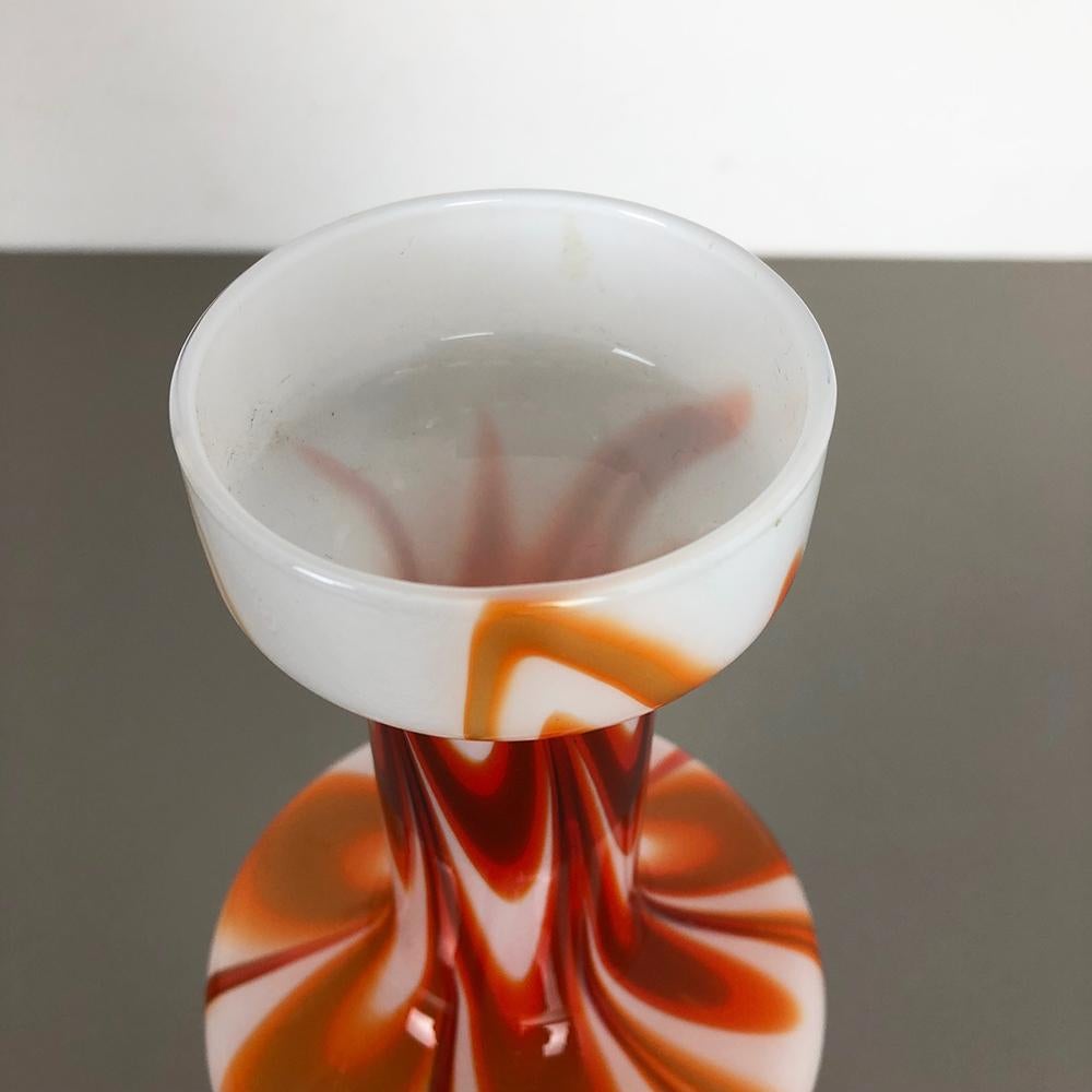 Extragroße Vintage Pop-Art Opal-Vase aus Florenz, Design, Italien im Angebot 1