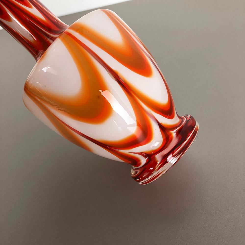 Extragroße Vintage Pop-Art Opal-Vase aus Florenz, Design, Italien im Angebot 2