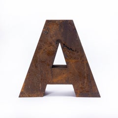 Extra Large Vintage Signage Letter 'A'