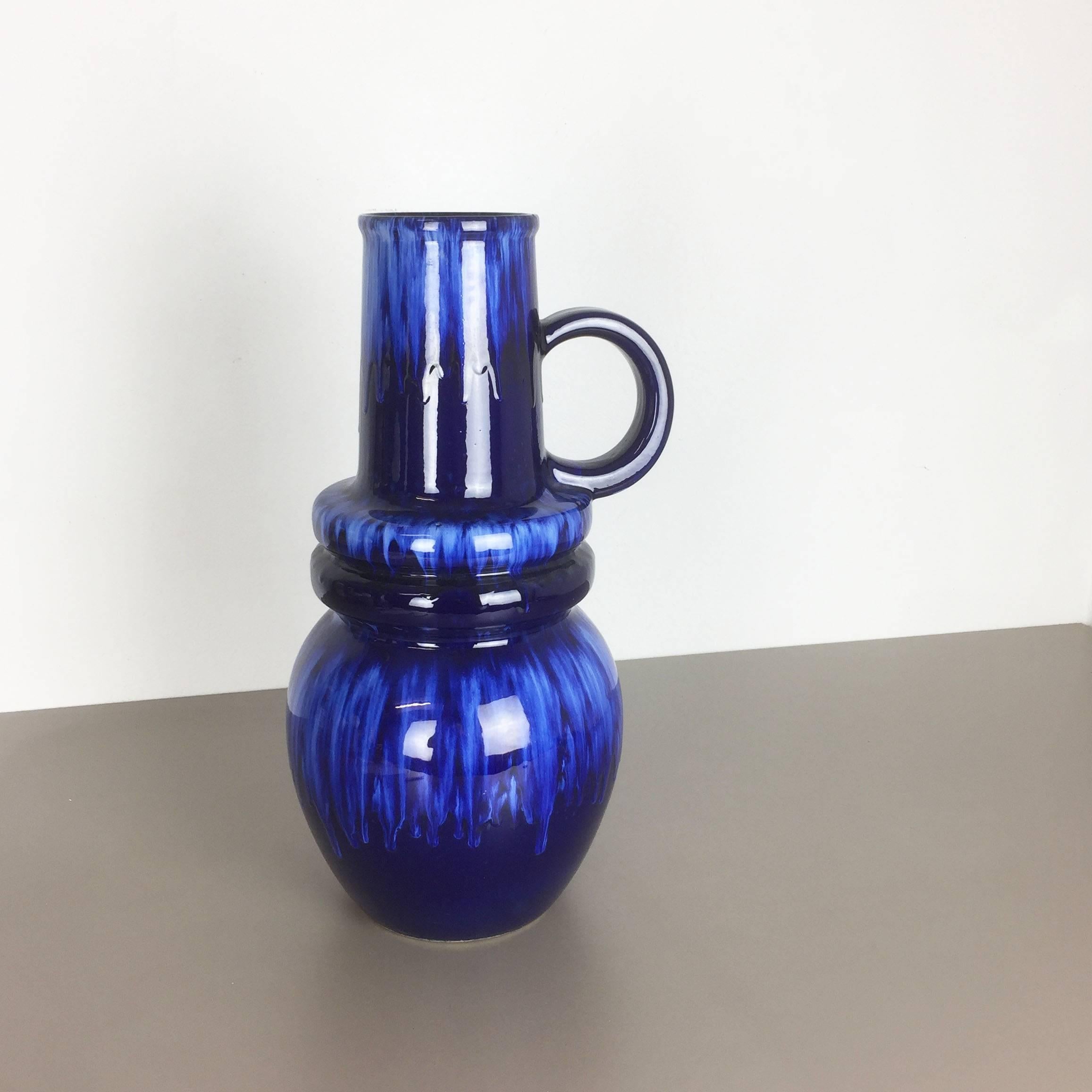 Extra Large Vintage Vienna Fat Lava Vase Made by Scheurich, Germany, 1970s For Sale 4