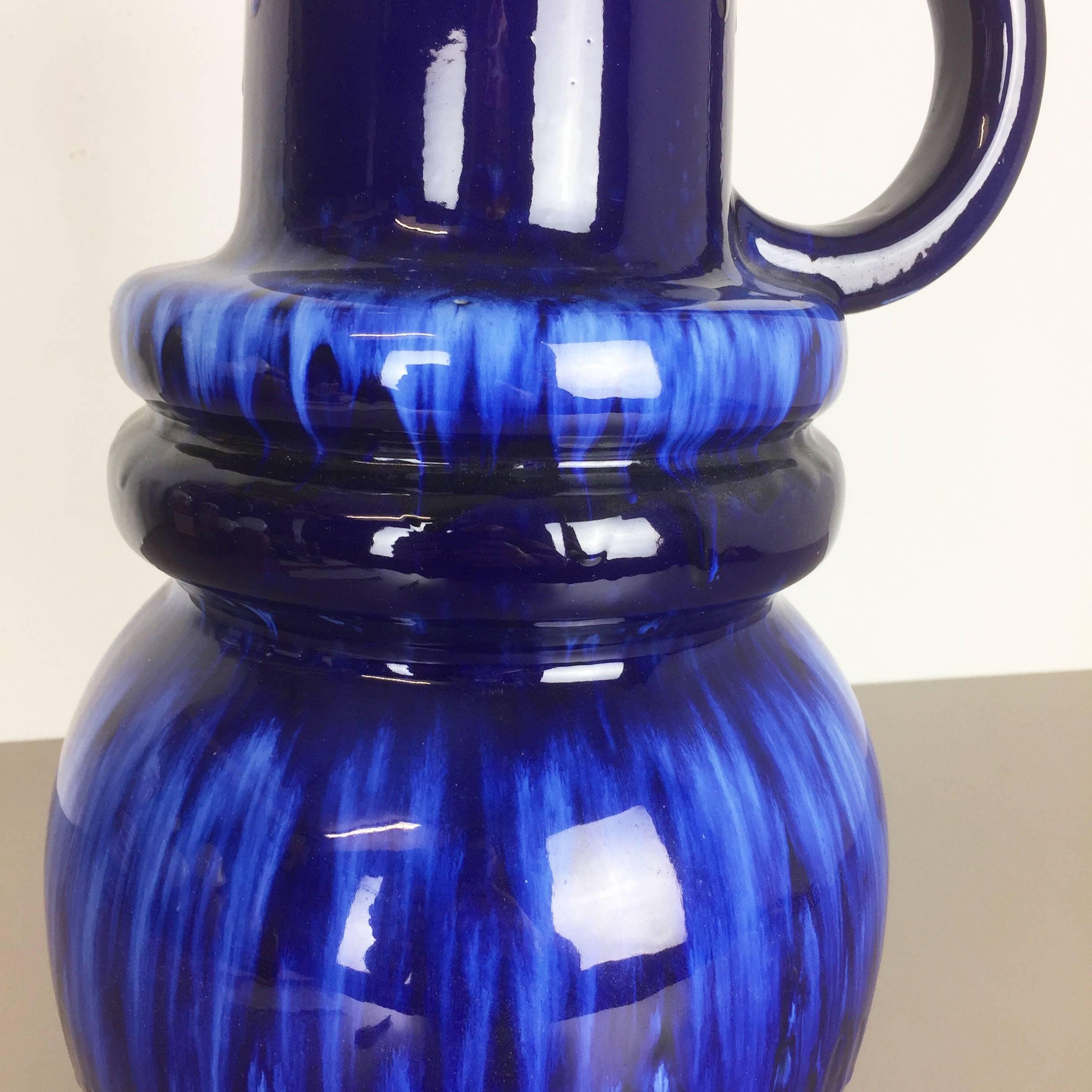 Extra große Wiener Fat Lava-Vase im Vintage-Stil von Scheurich, Deutschland, 1970er Jahre (Keramik) im Angebot