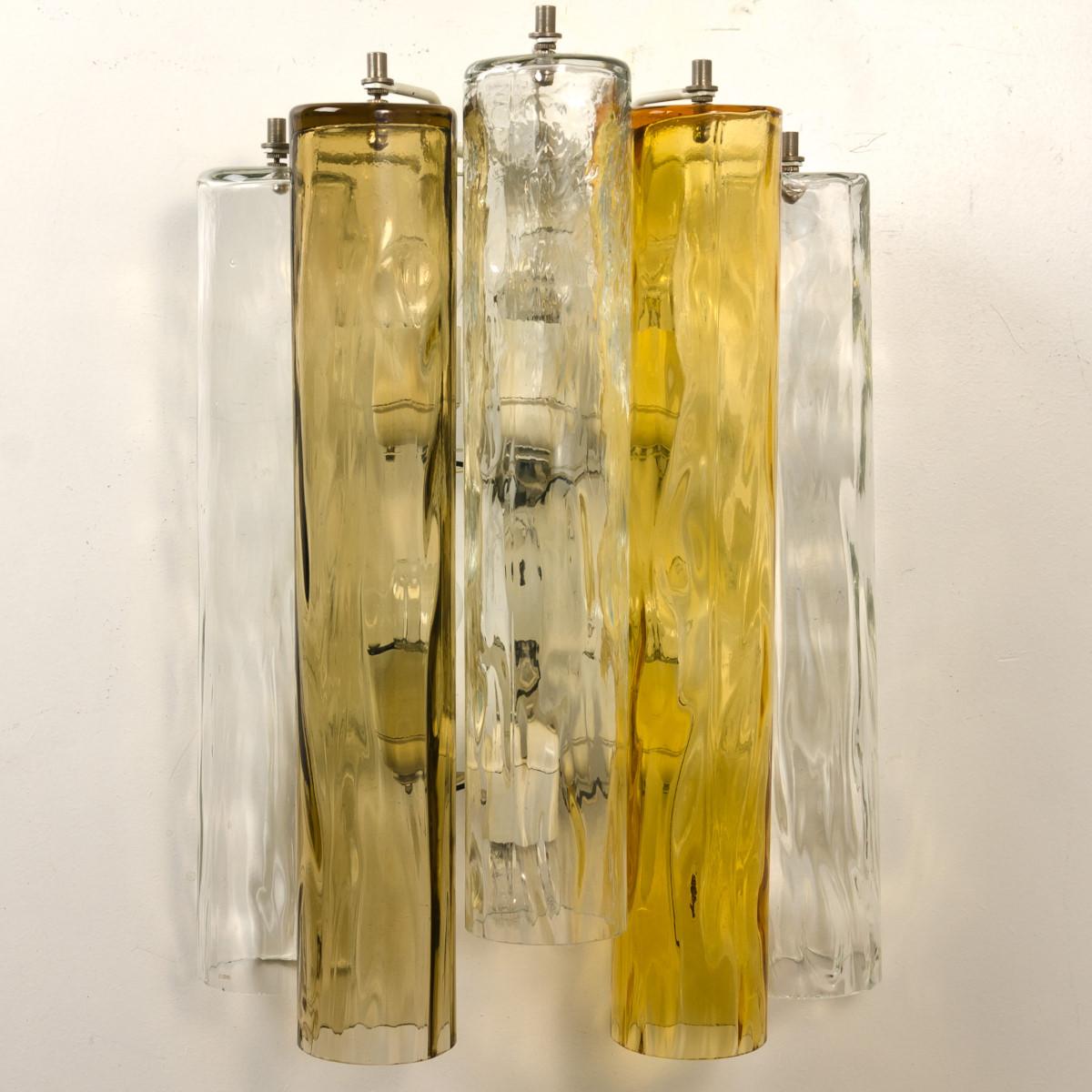 Extra Large Wall Sconces or Wall Lights Murano Glass, Barovier & Toso 2