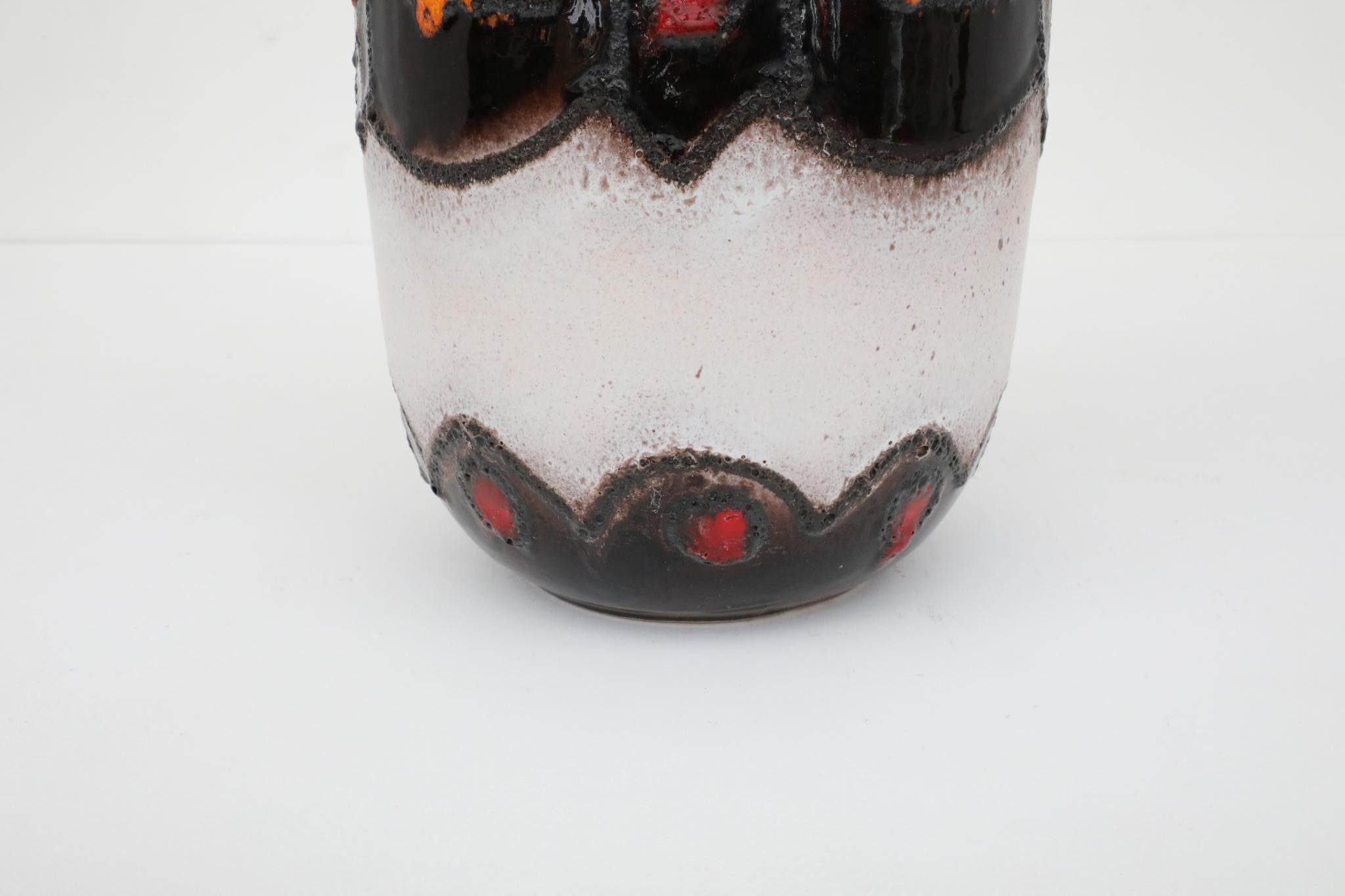 Vaso extra large in ceramica della Germania occidentale di Scheurich, anni '70 in vendita 7