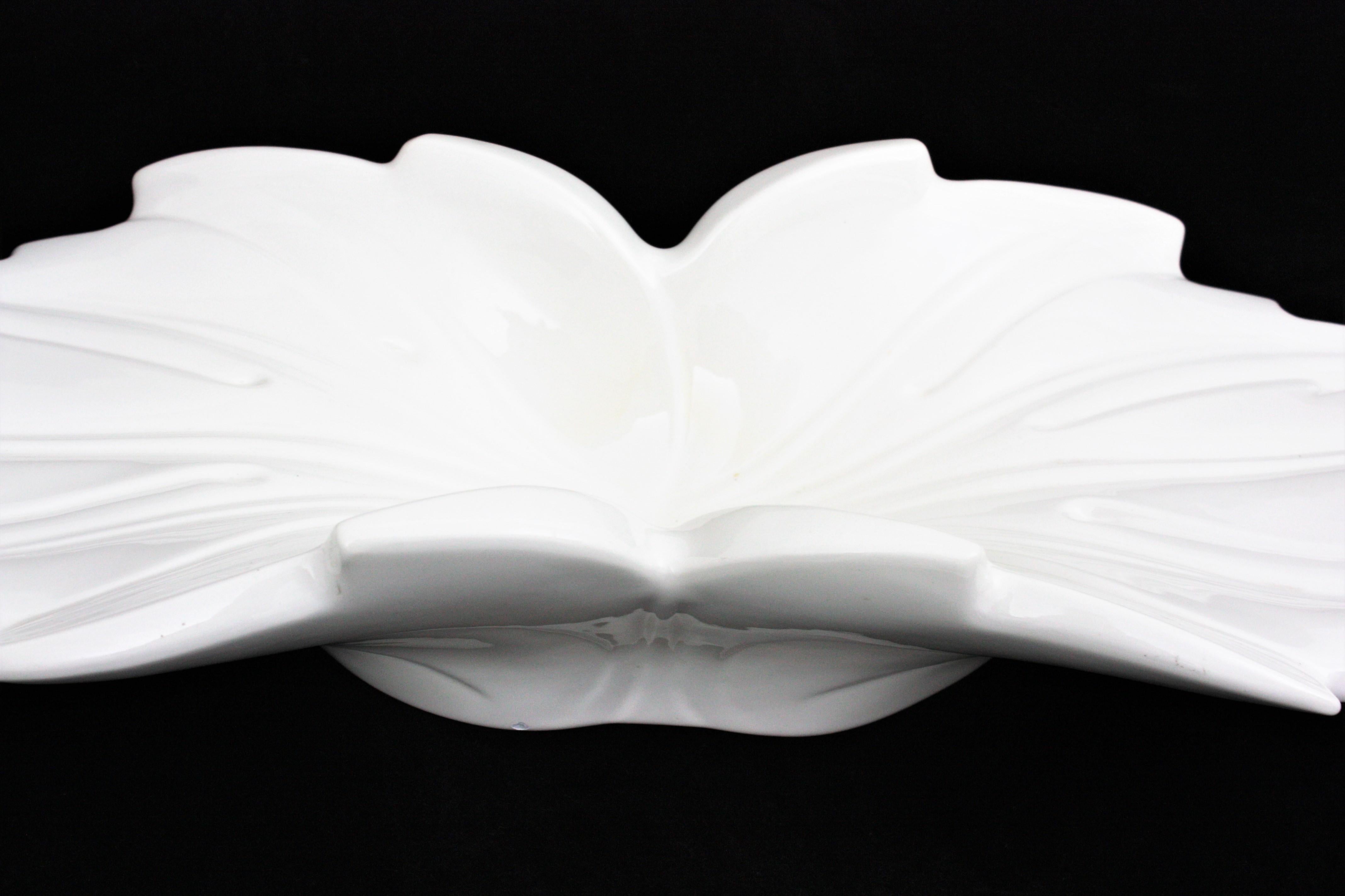 large white ceramic fruit bowl