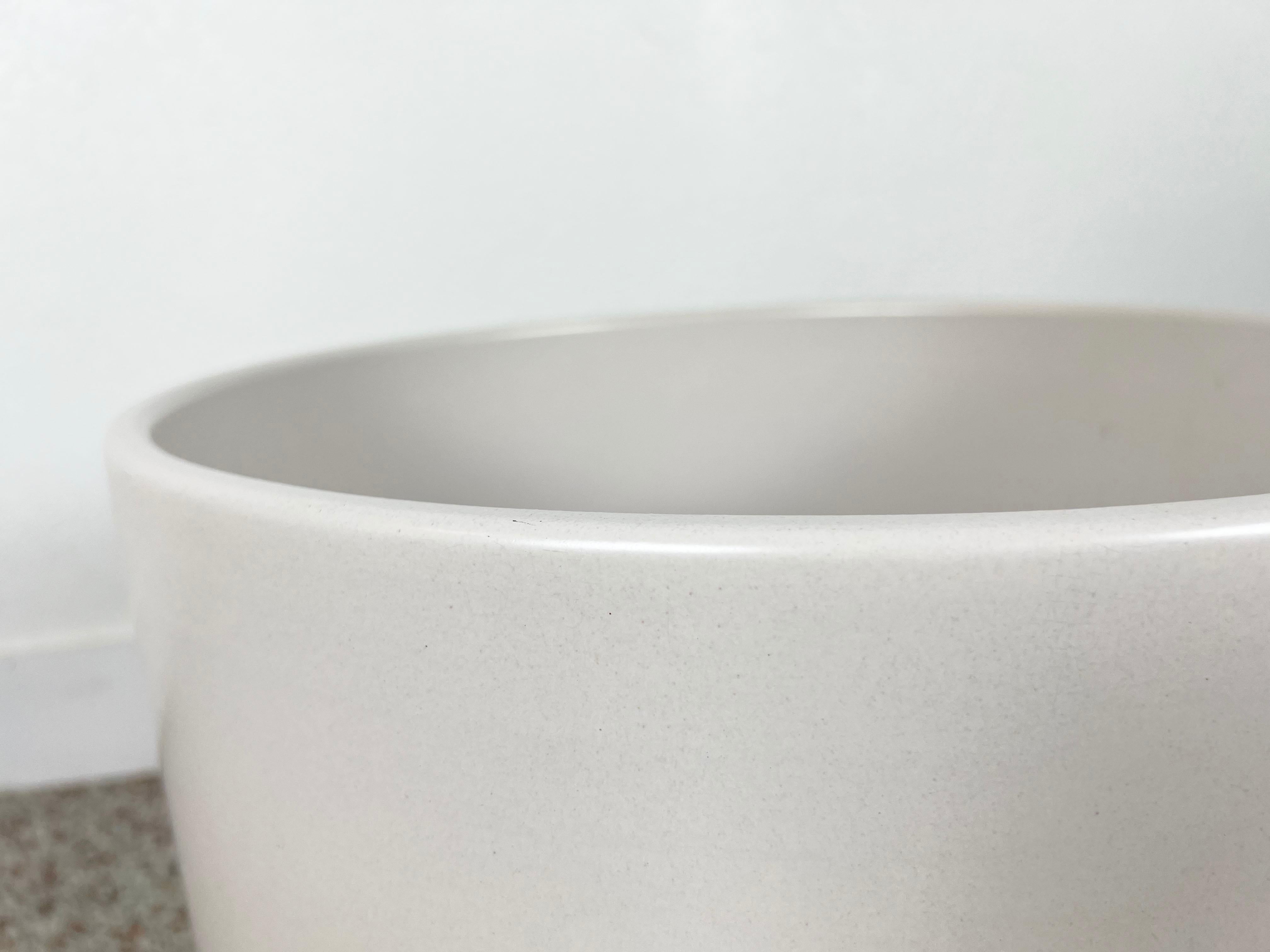 20th Century Extra Large Matte White Planter by Gainey Ceramics