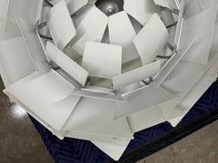 Extra Large White Steel PH Artichoke Lamp For Louis Poulsen