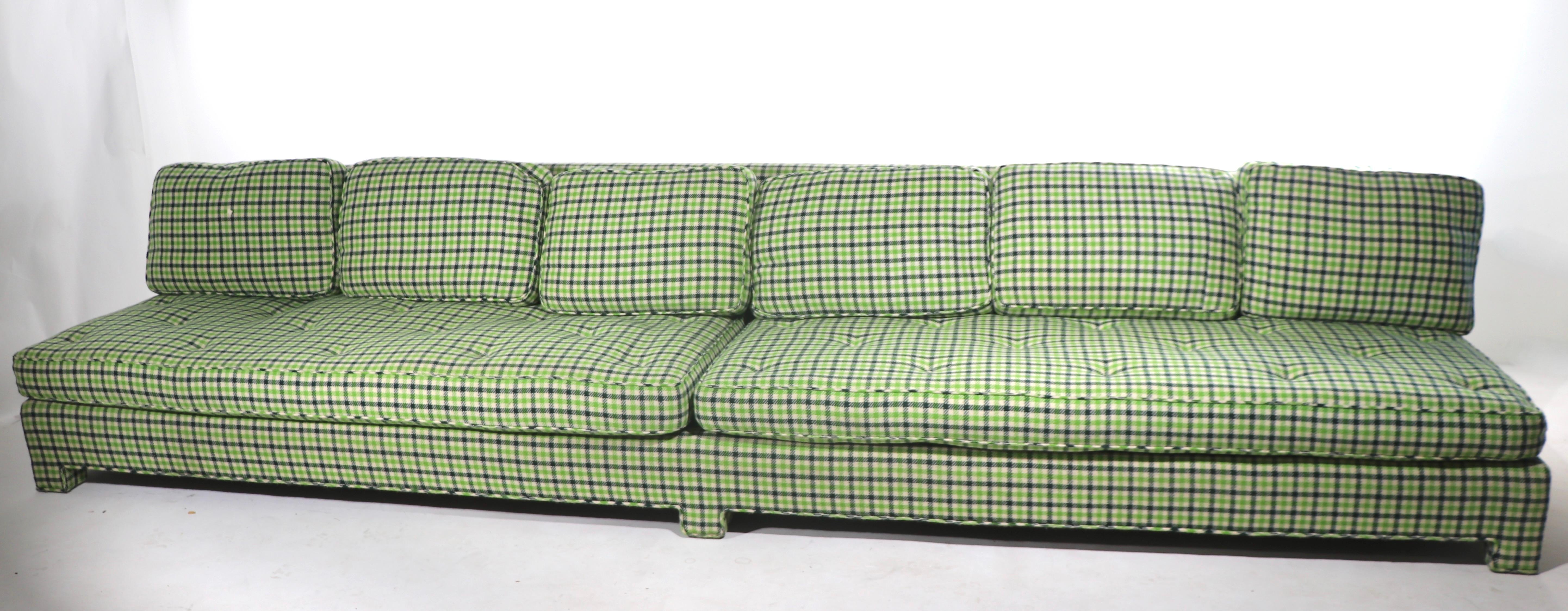 Extra Long 1970’s Bench Sofa by Thomas De Ángelis 1