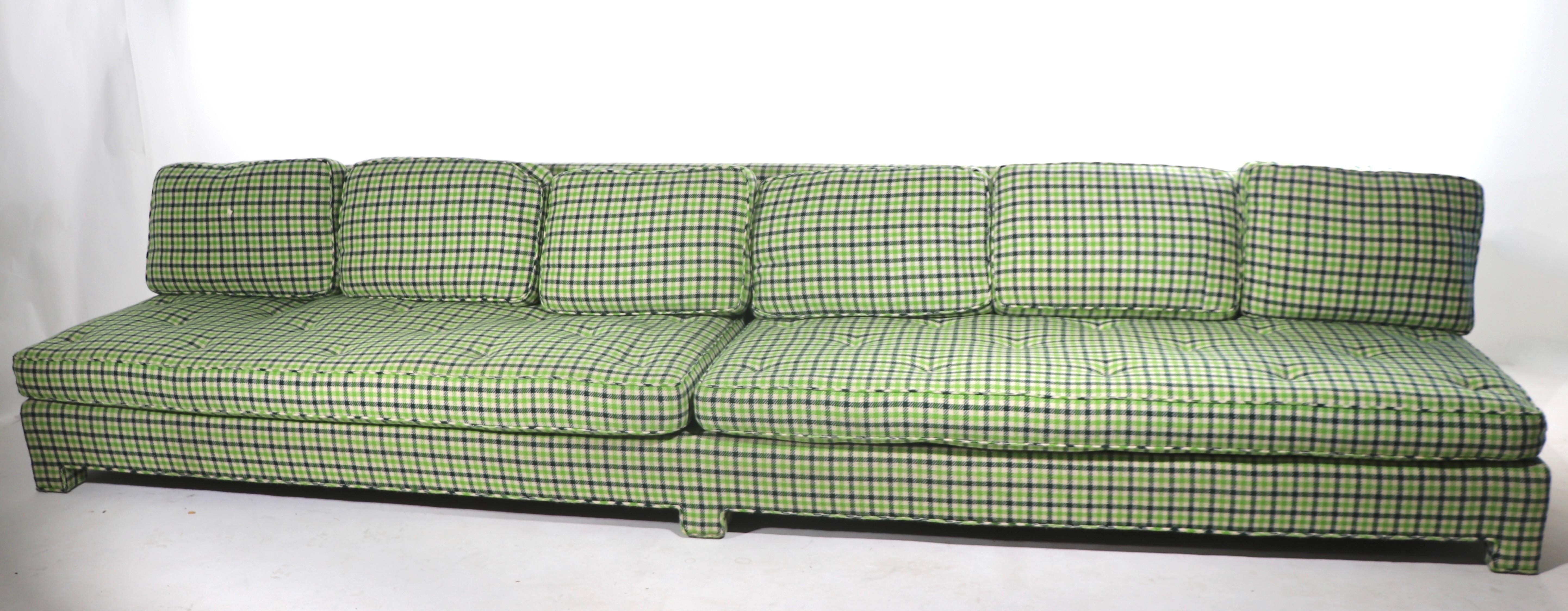 Extra Long 1970’s Bench Sofa by Thomas De Ángelis  1