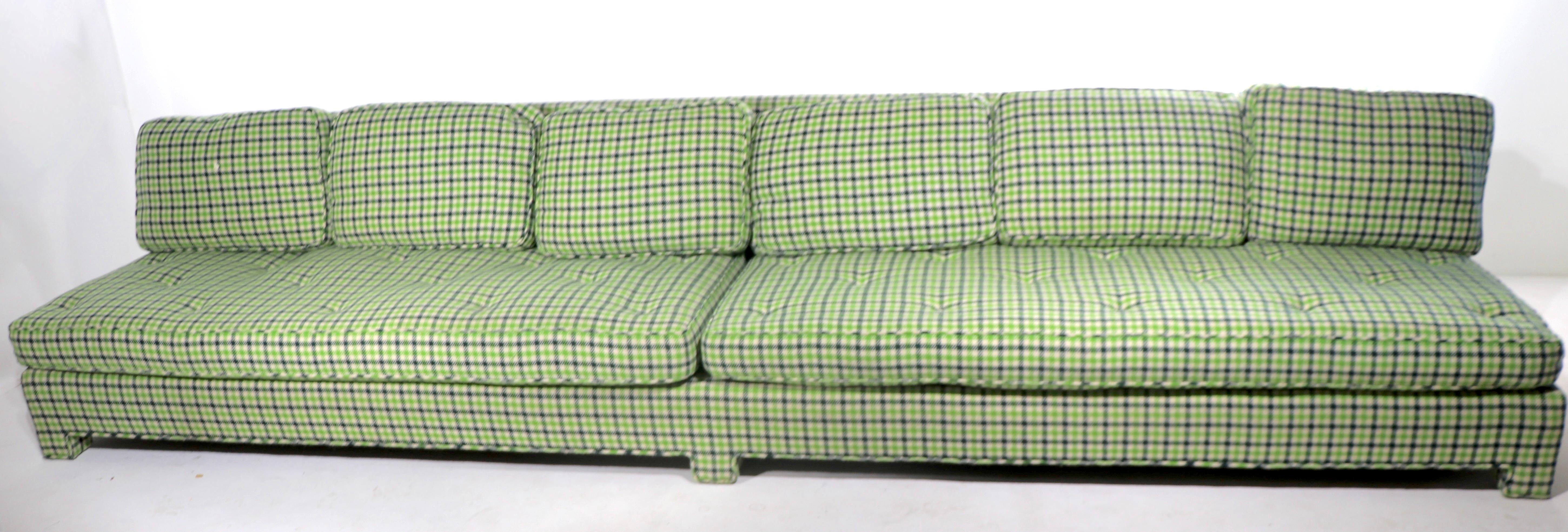 Extra Long 1970’s Bench Sofa by Thomas De Ángelis  In Good Condition In New York, NY