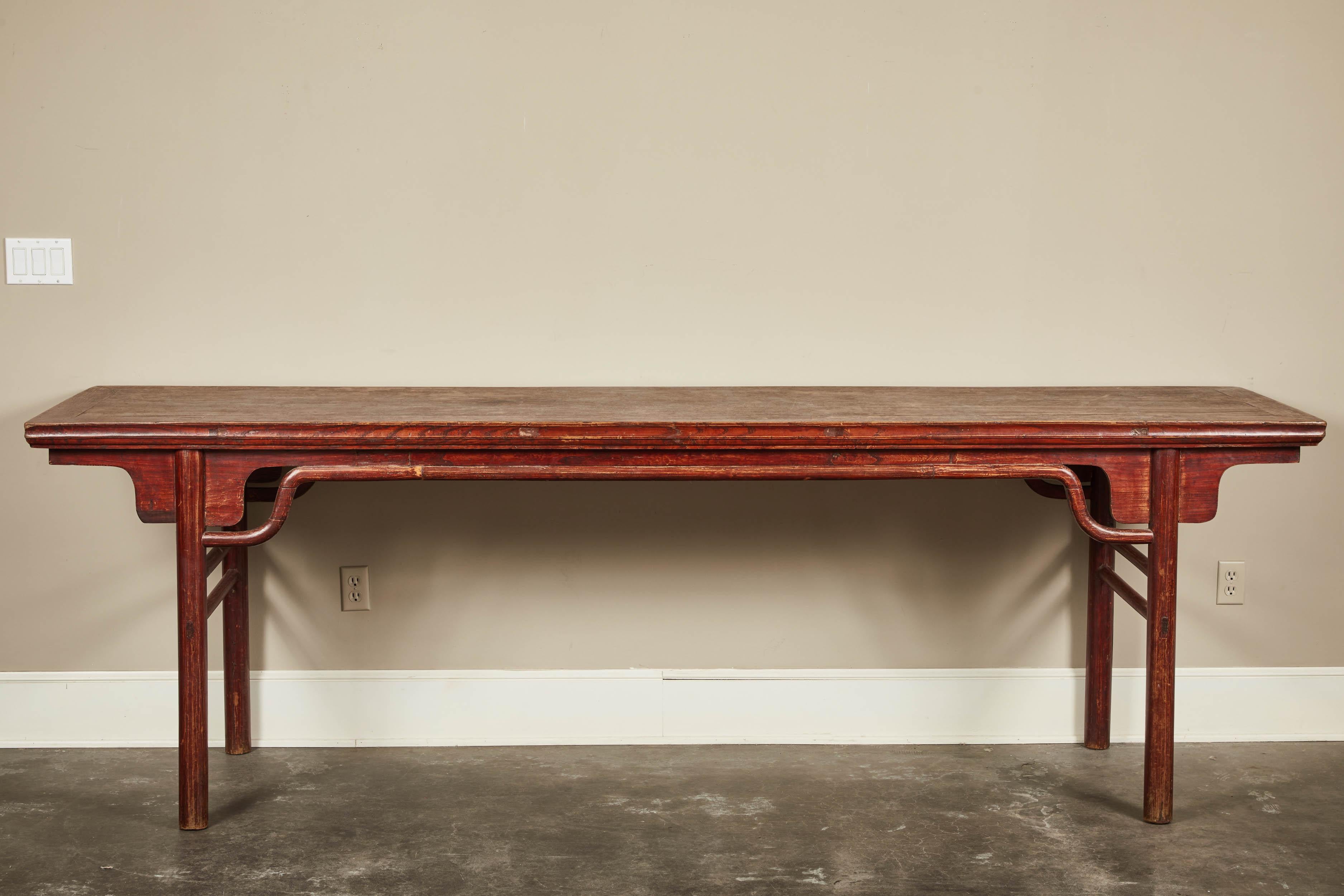 Extra Long 19th Century Chinese Altar Table For Sale 8