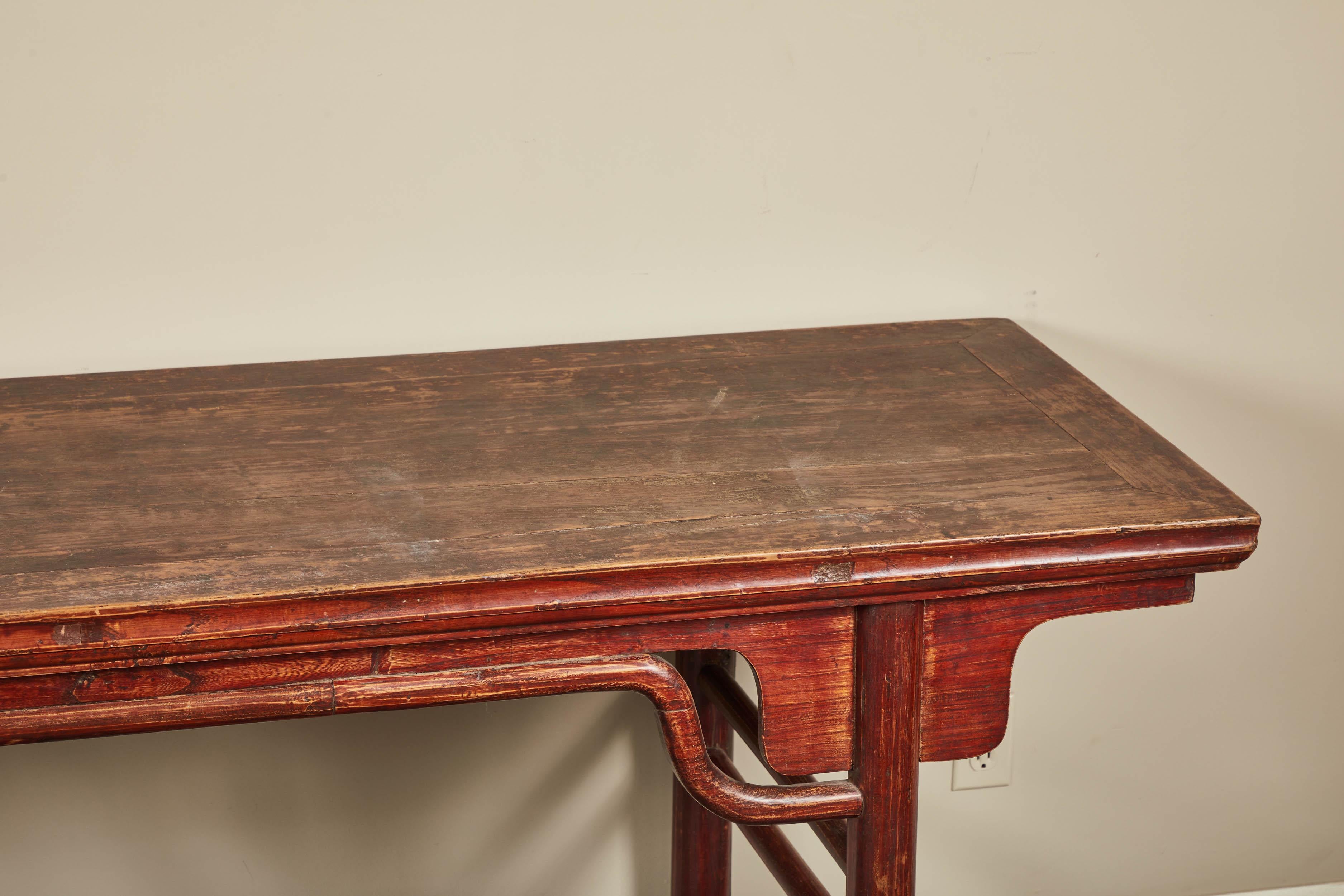 Extra Long 19th Century Chinese Altar Table For Sale 4