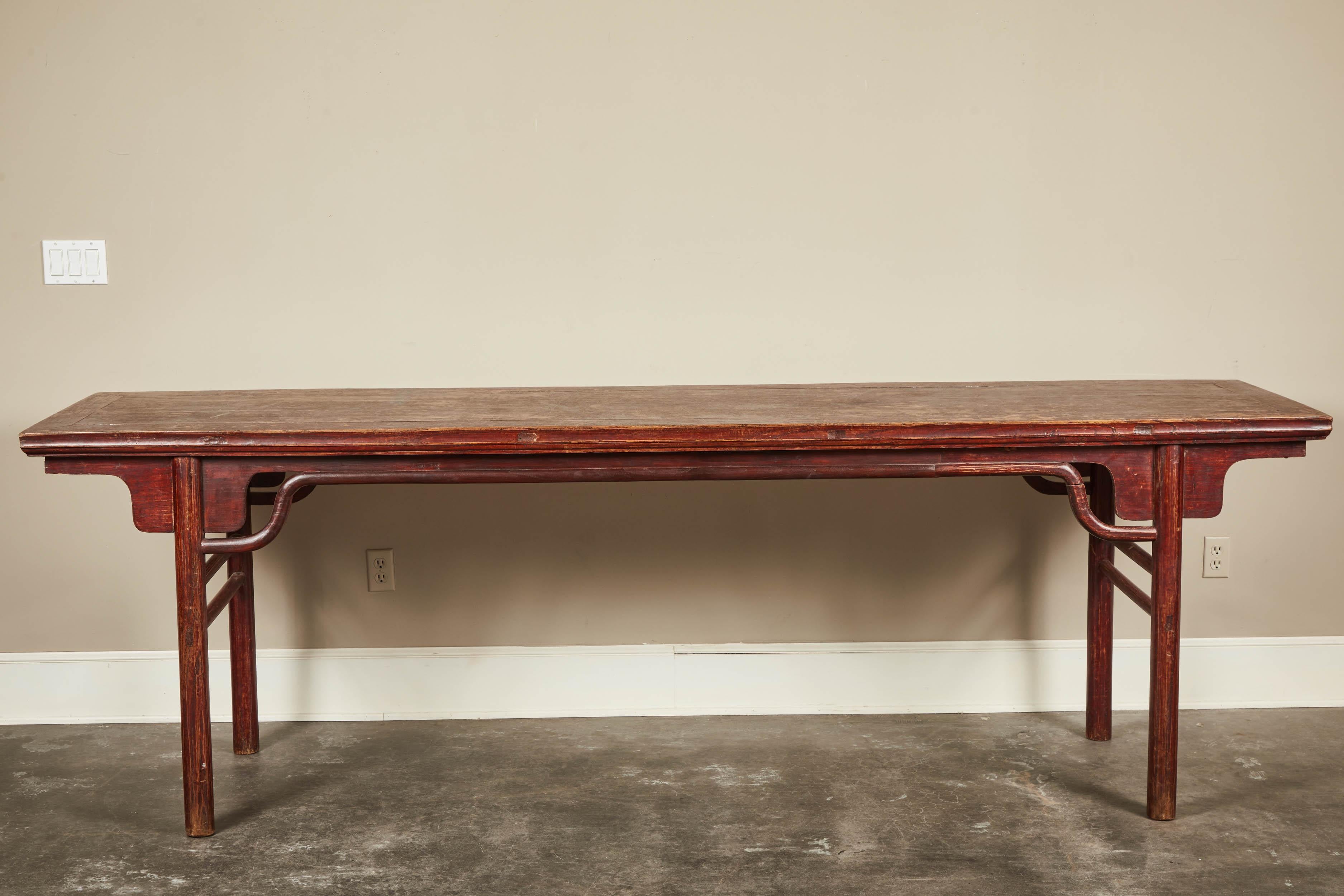 Extra Long 19th Century Chinese Altar Table For Sale 5