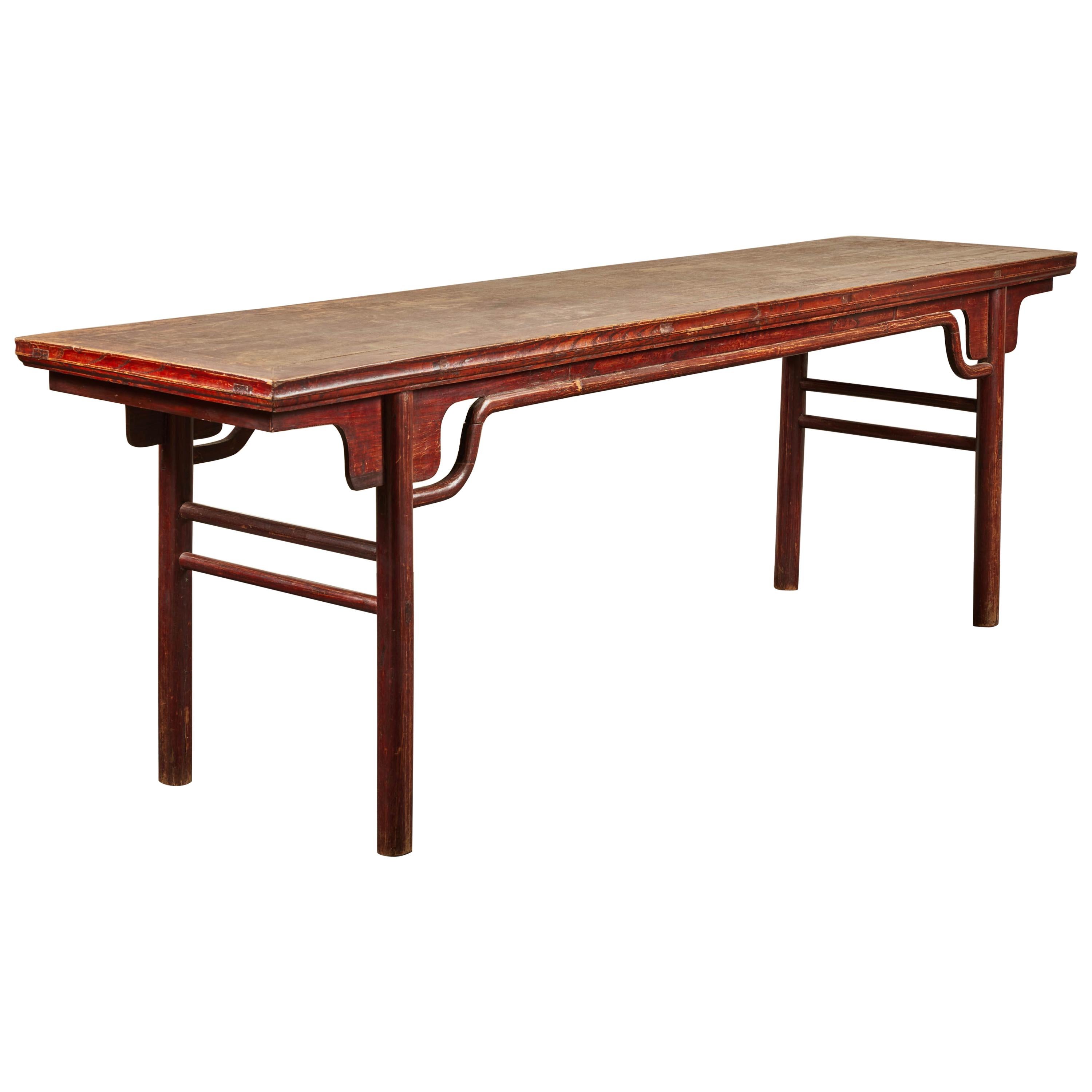 Extra Long 19th Century Chinese Altar Table