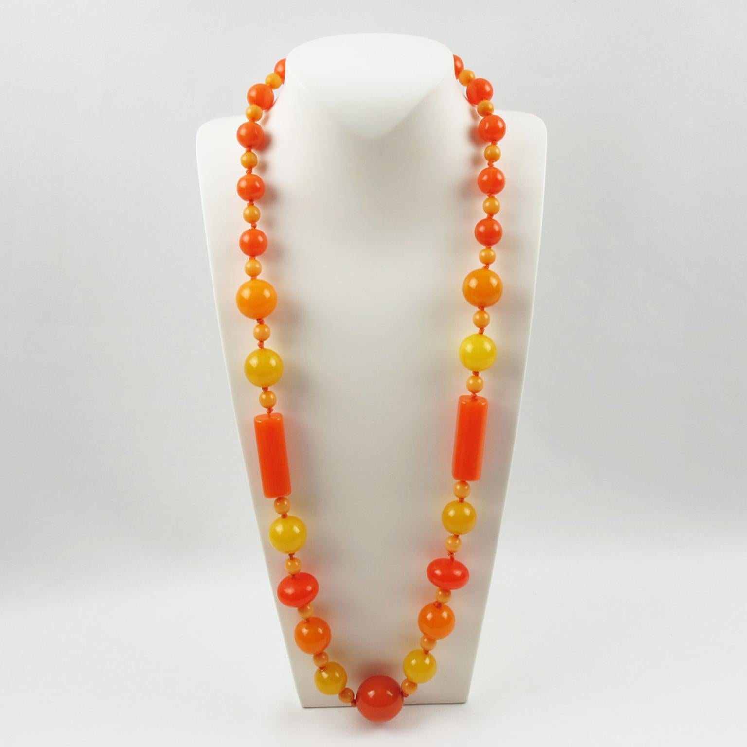 marble bead necklace