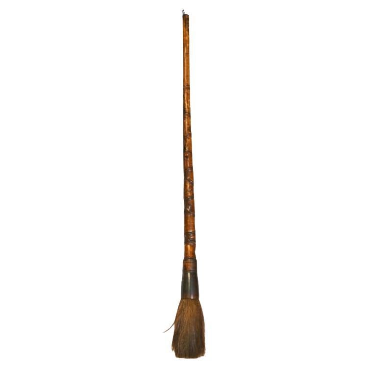 Extra long Bouddha en bambou cloche de 29 pouces en vente
