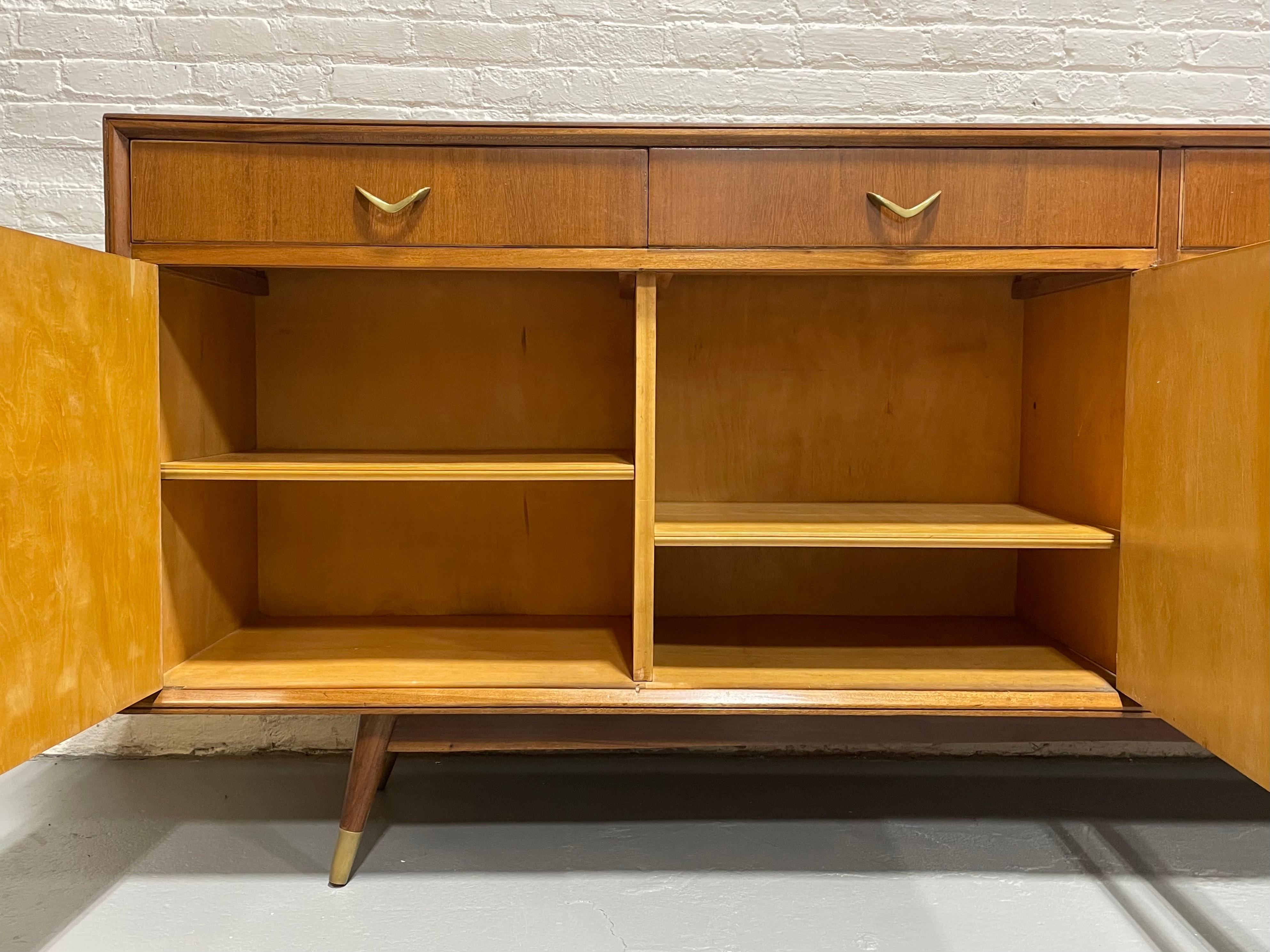 Mid-20th Century Extra Long CLASSIC Mid Century MODERN French CREDENZA / media stand, c. 1960s For Sale