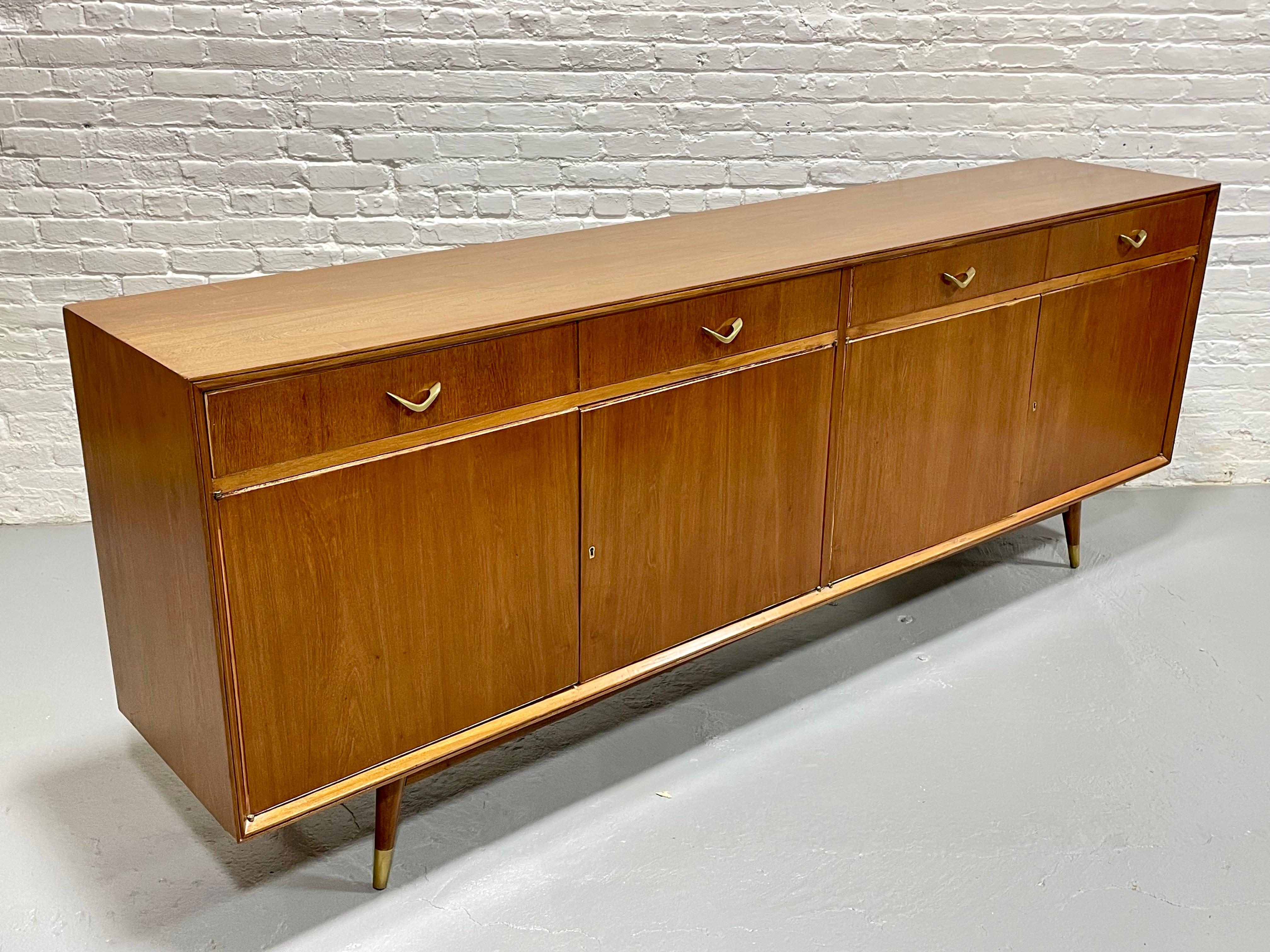 Extra Long CLASSIC Mid Century MODERN French CREDENZA / media stand, c. 1960s For Sale 2