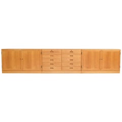 Extra Long Danish Sideboard in Oak by Kai Winding, 1960s