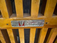 Banco de plataforma extra largo George Nelson de Herman Miller, principios de los años 50