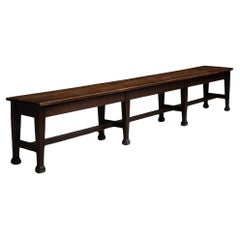 Extra Long Hall Bench, Angleterre vers 1890