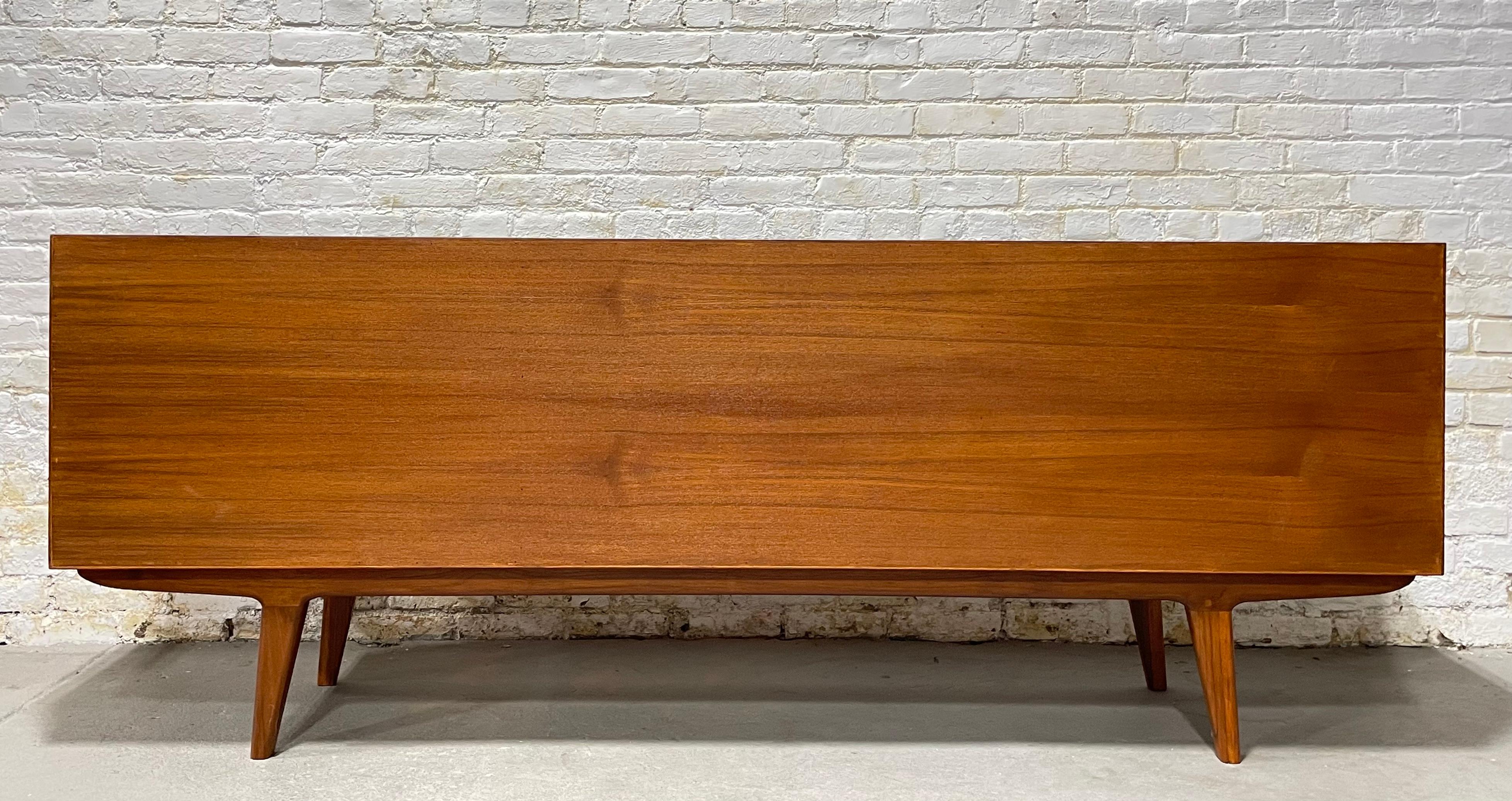 Extra LONG + Handsome Mid Century Modern styled Teak CREDENZA / Sideboard  For Sale 9