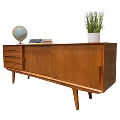 Extra LONG + Handsome Mid Century Modern styled Teak CREDENZA / Sideboard 