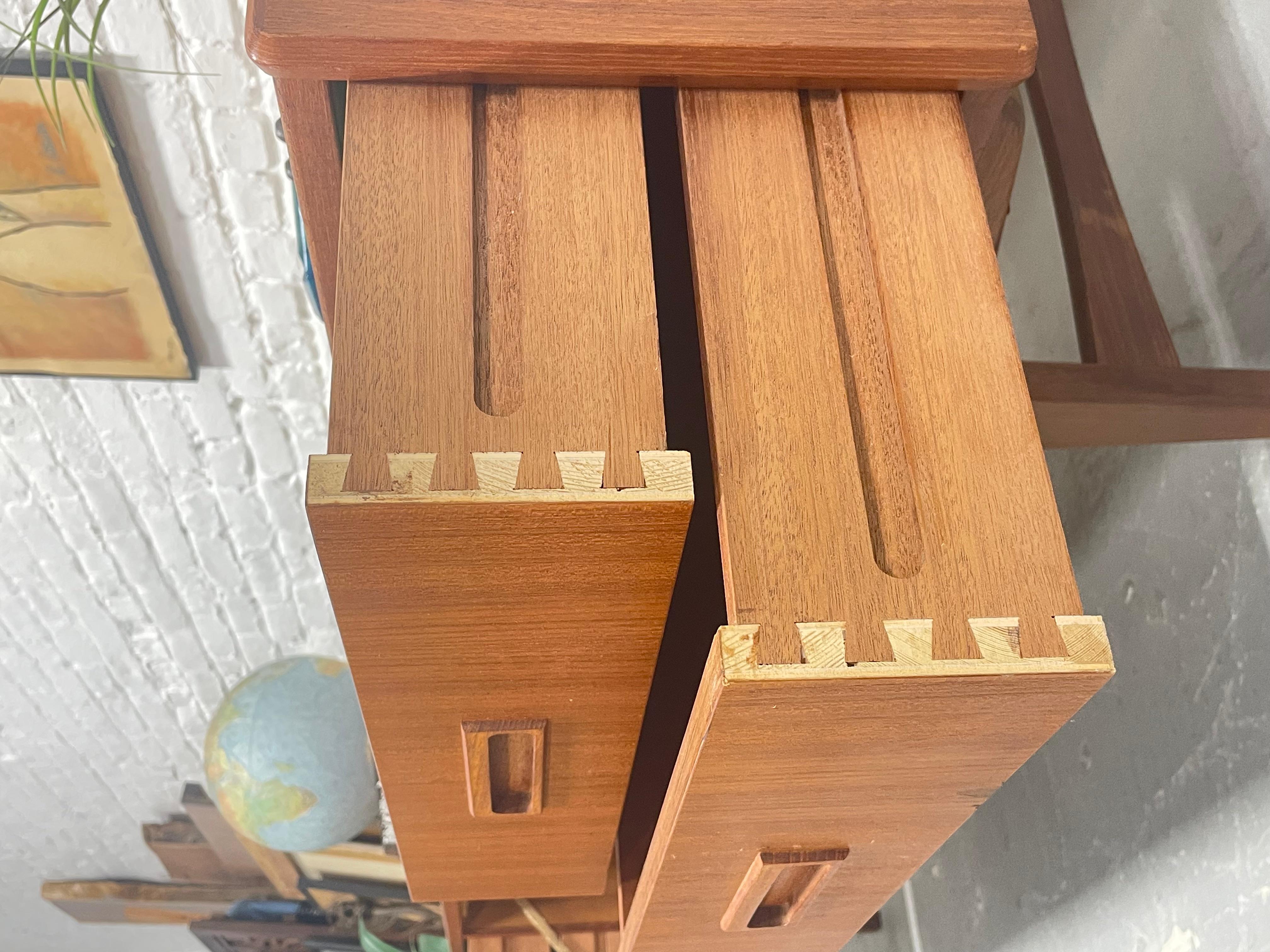 Extra Long Mid-Century Modern Credenza / Media Stand by P. Westergaard’s Mobelfa For Sale 4