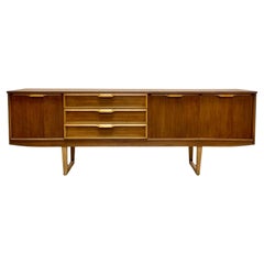 EXTRA LONG Mid Century Modern Danish Teak Square Leg CREDENZA, 1960 ca.