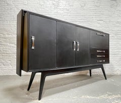 Extra LONG Mid Century Modern Ebonized Italian Credenza / SIDEBOARD / BAR