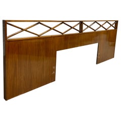Extra Long Mid-Century Modern Headboard Bed / King / Queen / Full
