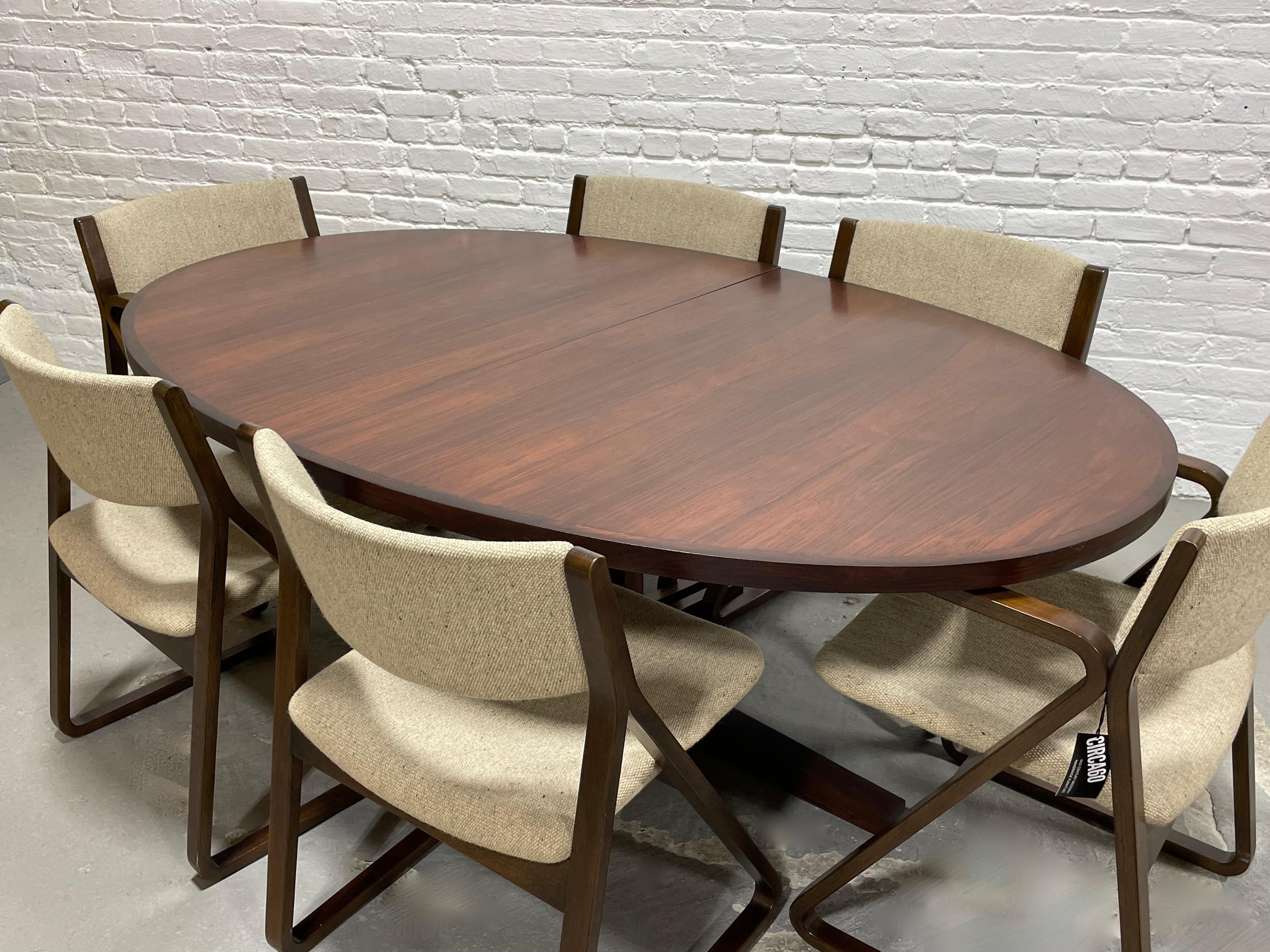 Extra LONG Mid Century Modern ROSEWOOD DINING Table by John Mortensen, c. 1960s 7