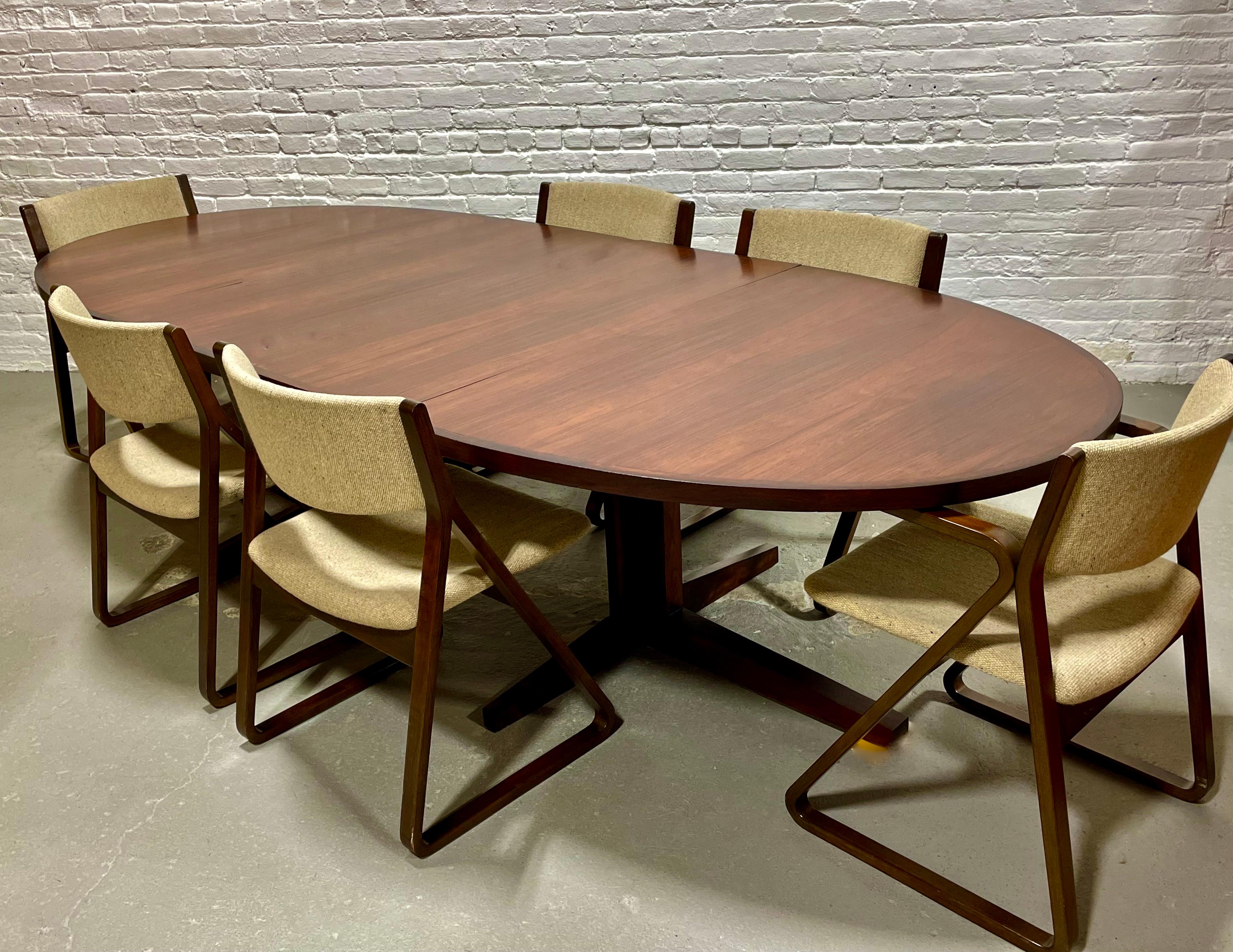 Extra LONG Mid Century Modern ROSEWOOD DINING Table by John Mortensen, c. 1960s 8