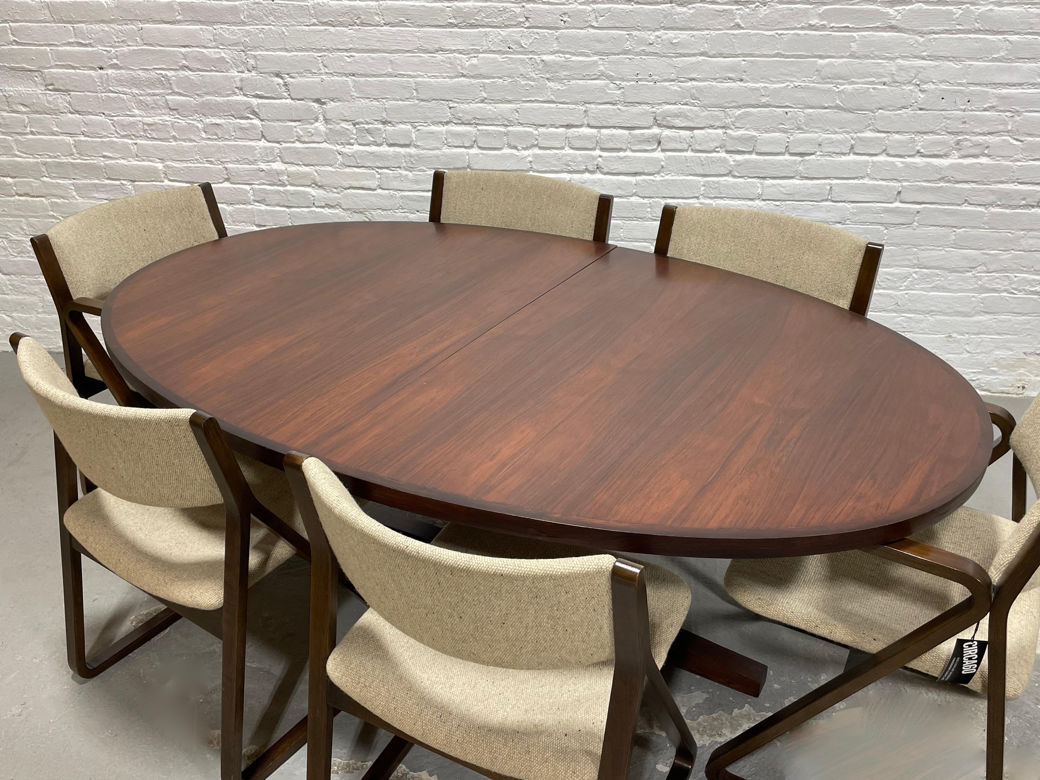 Extra LONG Mid Century Modern ROSEWOOD DINING Table by John Mortensen, c. 1960s 9