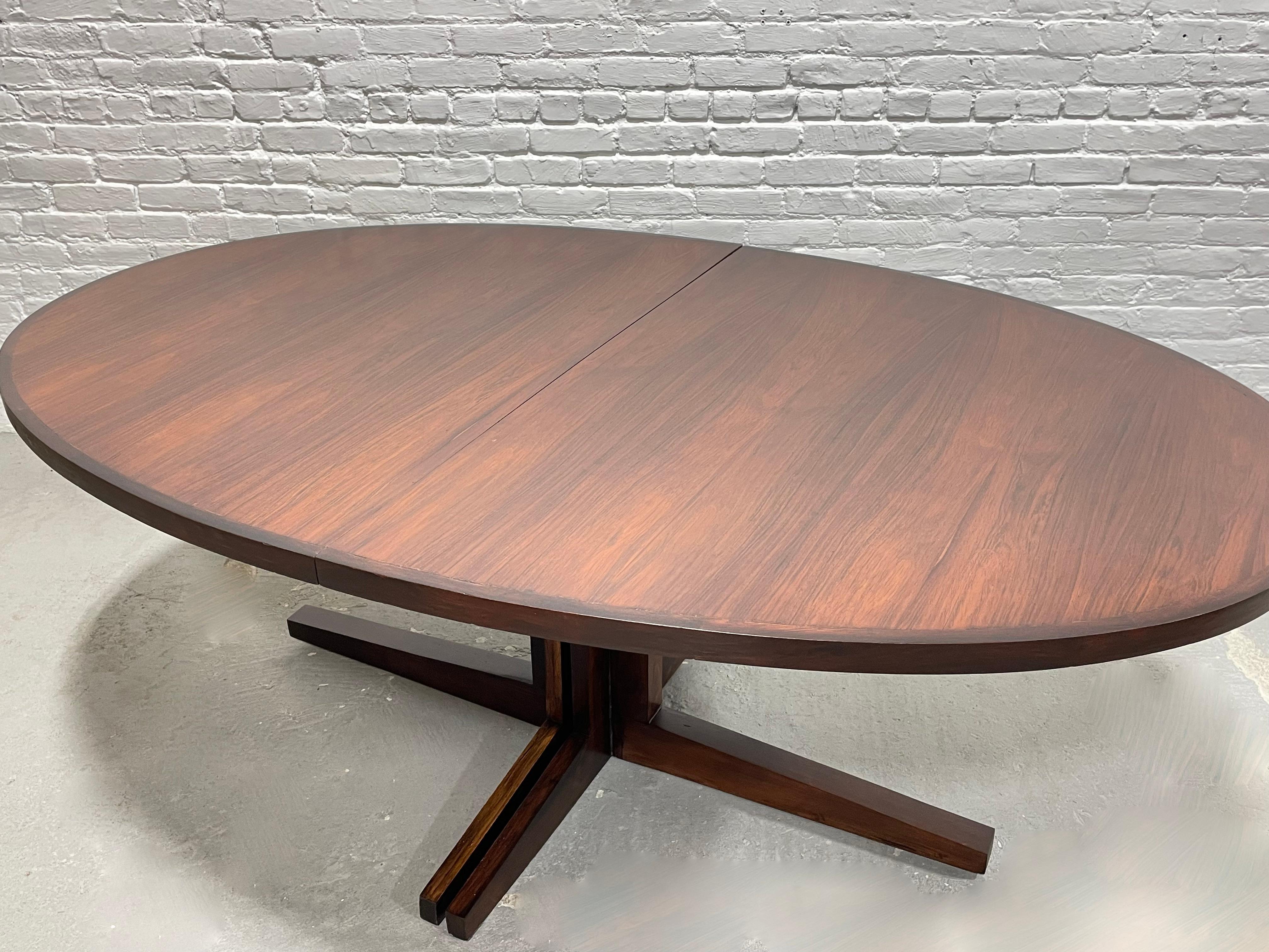 Extra LONG Mid Century Modern ROSEWOOD DINING Table by John Mortensen, c. 1960s 10