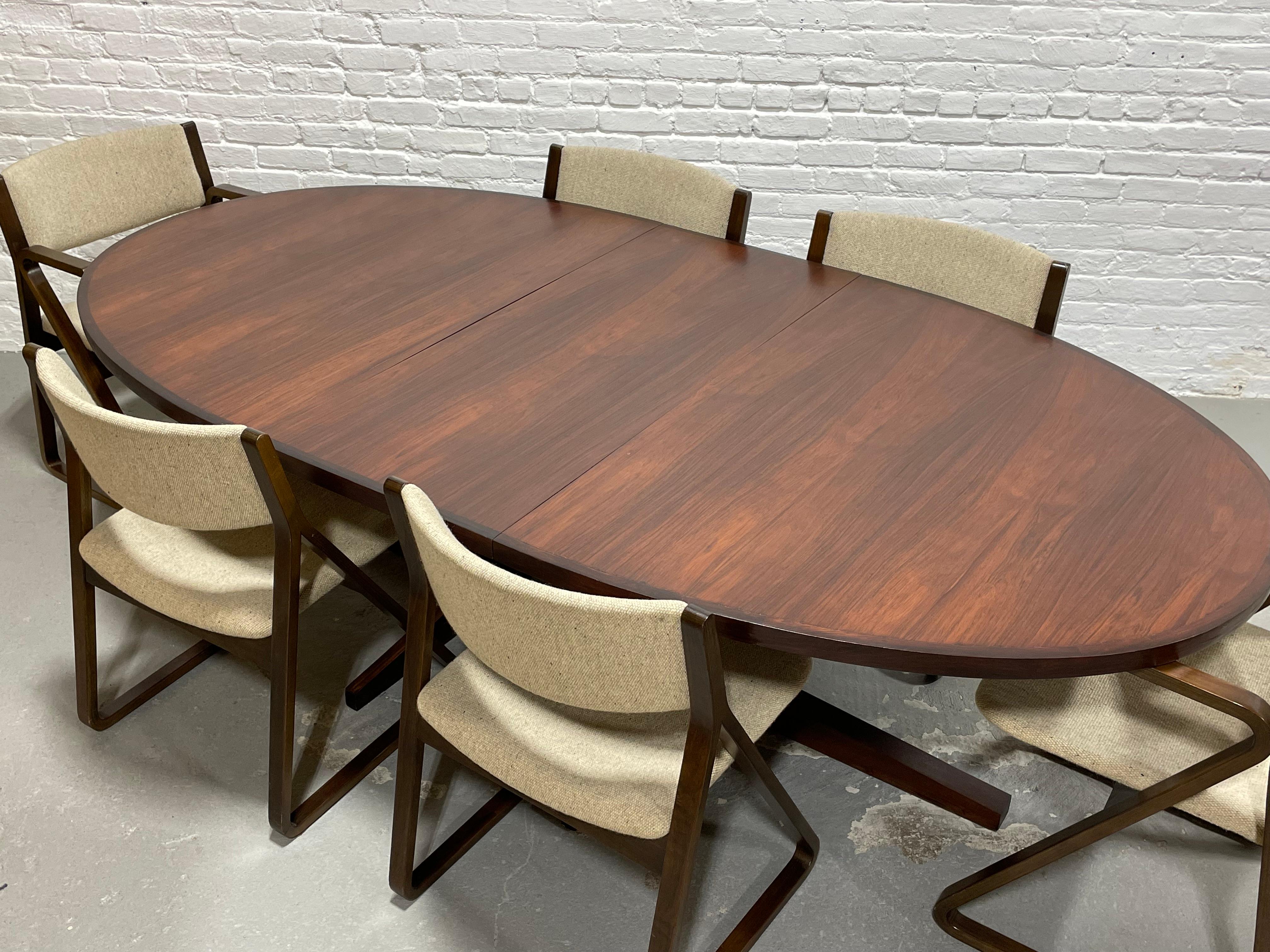 Extra LONG Mid Century Modern ROSEWOOD DINING Table by John Mortensen, c. 1960s 13