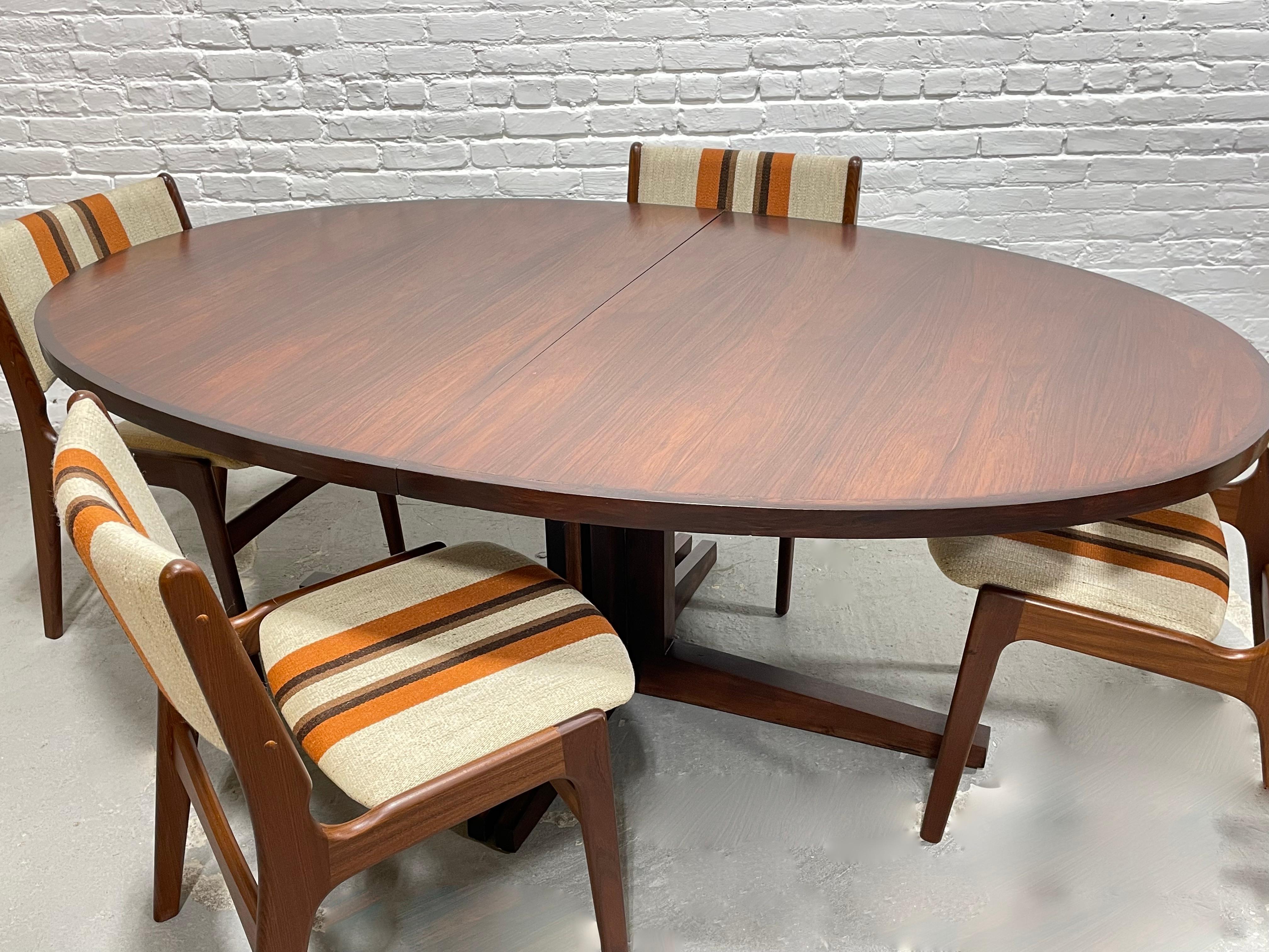 Extra LONG Mid Century Modern ROSEWOOD DINING Table by John Mortensen, c. 1960s 2