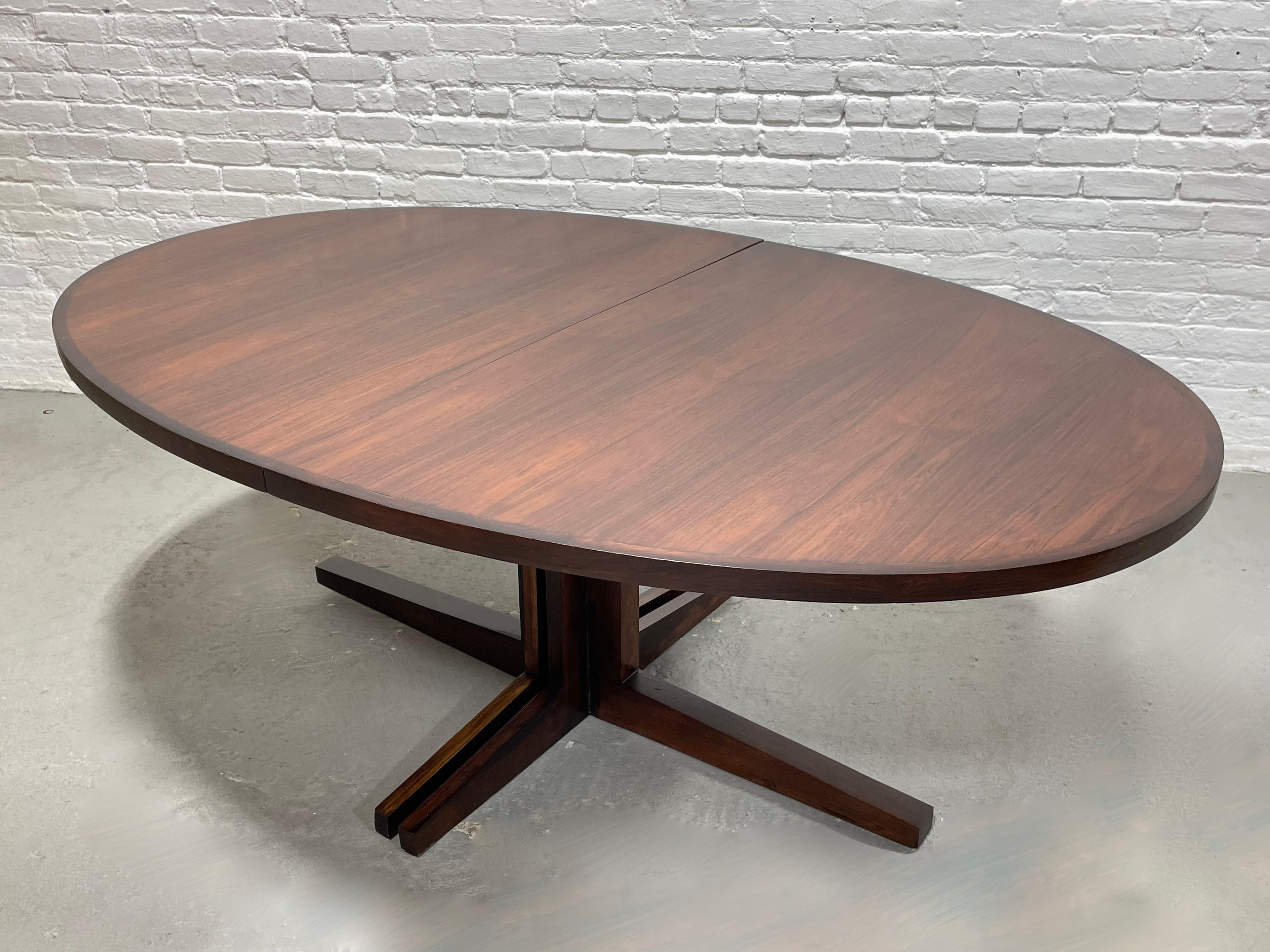 Extra LONG Mid Century Modern ROSEWOOD DINING Table by John Mortensen, c. 1960s 4