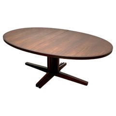 Mesa de comedor de MADERA ROSA extra larga de John Mortensen, c. 1960