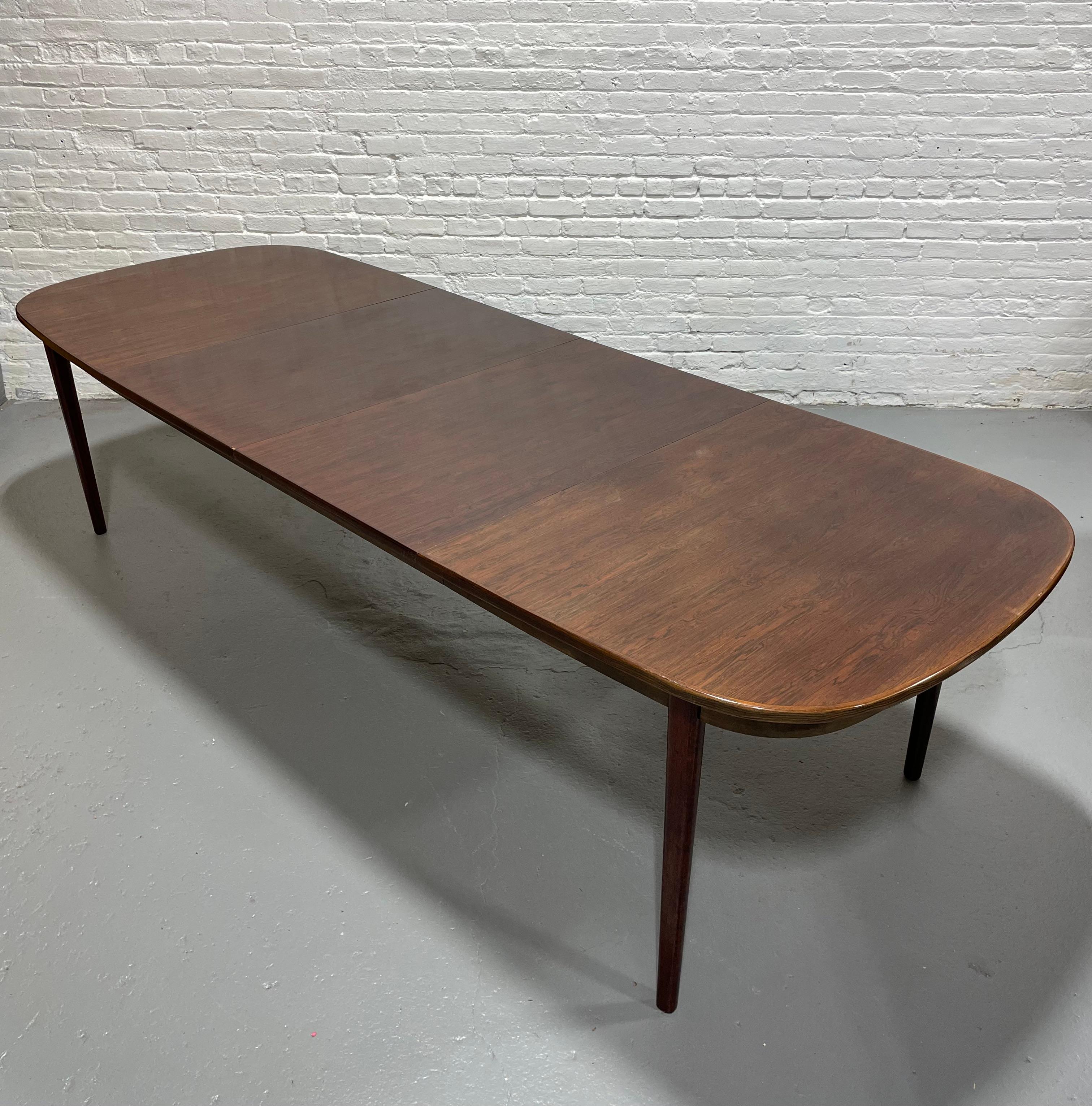 Extra LONG Mid Century Modern ROSEWOOD DINING Table, c. 1960’s For Sale 5