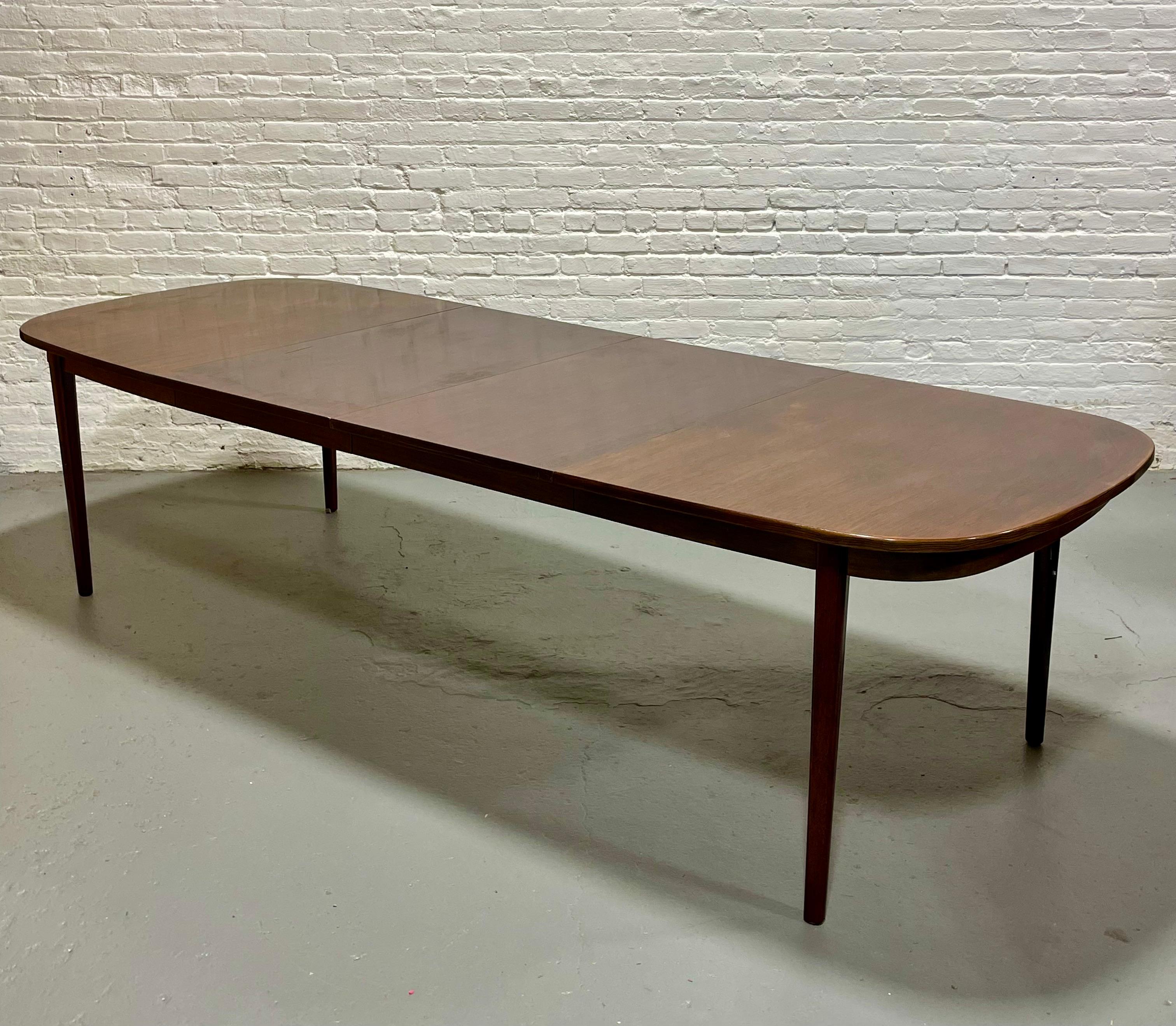 Extra LONG Mid Century Modern ROSEWOOD DINING Table, c. 1960’s For Sale 6