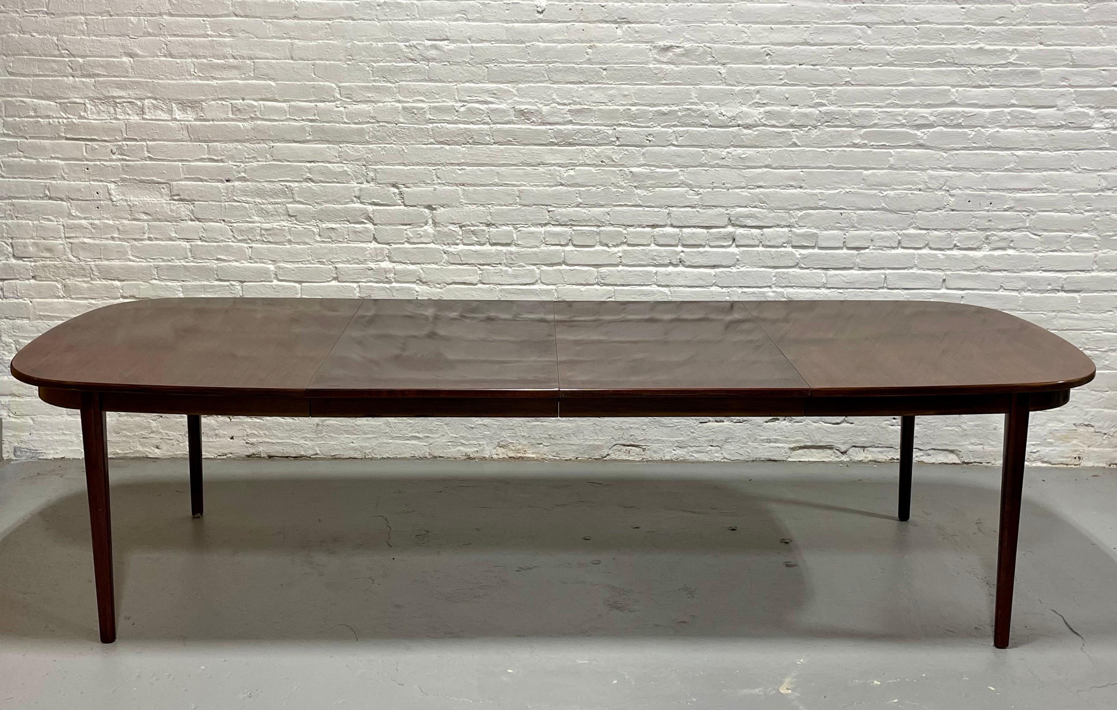 Extra LONG Mid Century Modern ROSEWOOD DINING Table, c. 1960’s For Sale 7