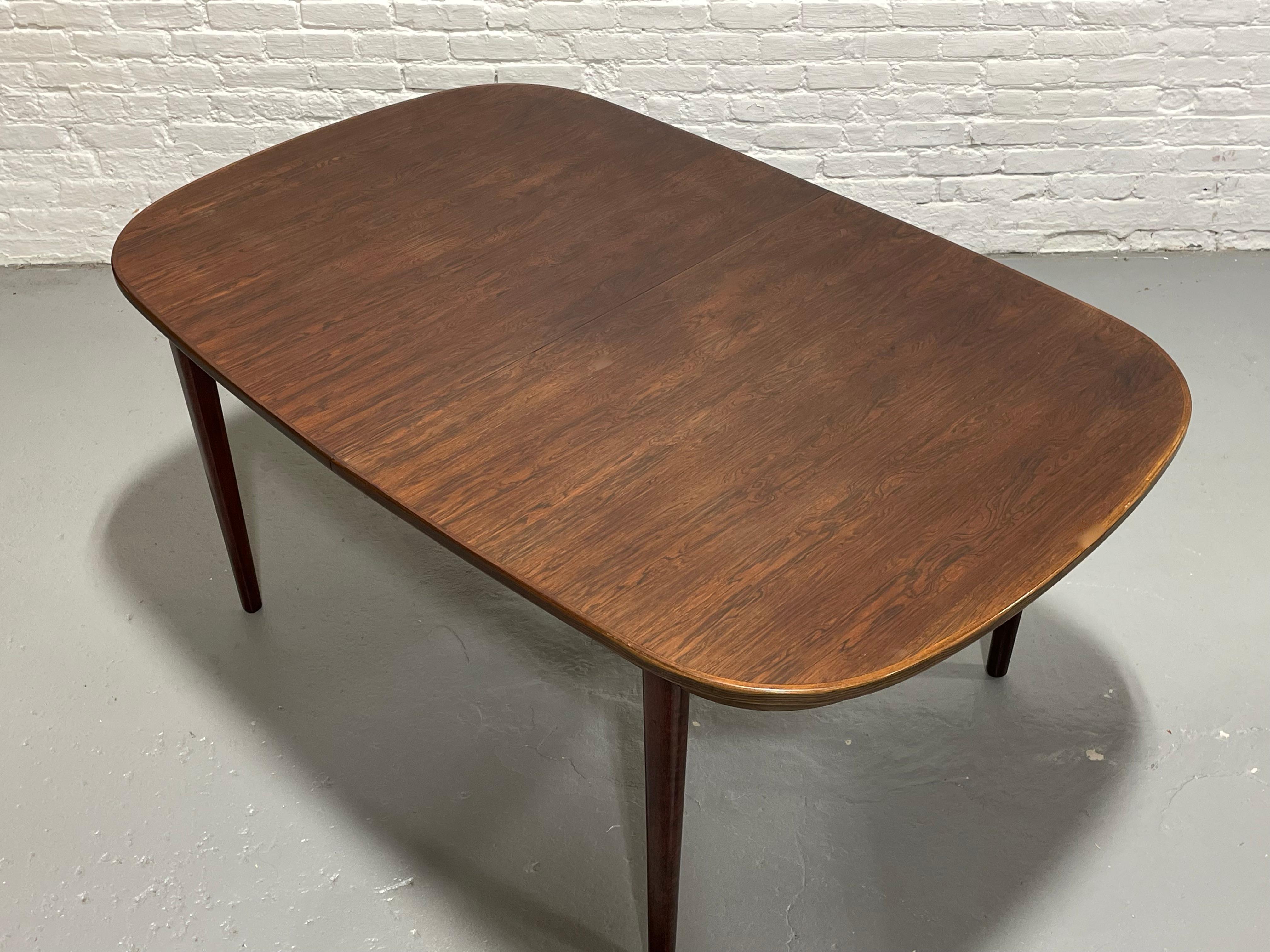 Rosewood Extra LONG Mid Century Modern ROSEWOOD DINING Table, c. 1960’s For Sale